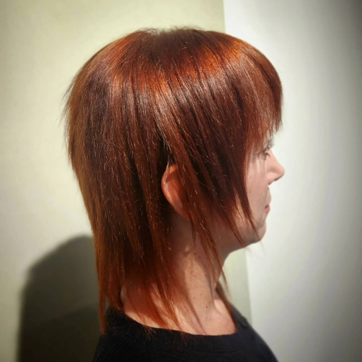 Falling for this copper🧡🍂🍁

Tint-back on bleach damaged hair

#avedanyc #avedacolor #colorcorrection #avedastudent #gingerhair #redhair #copperhair