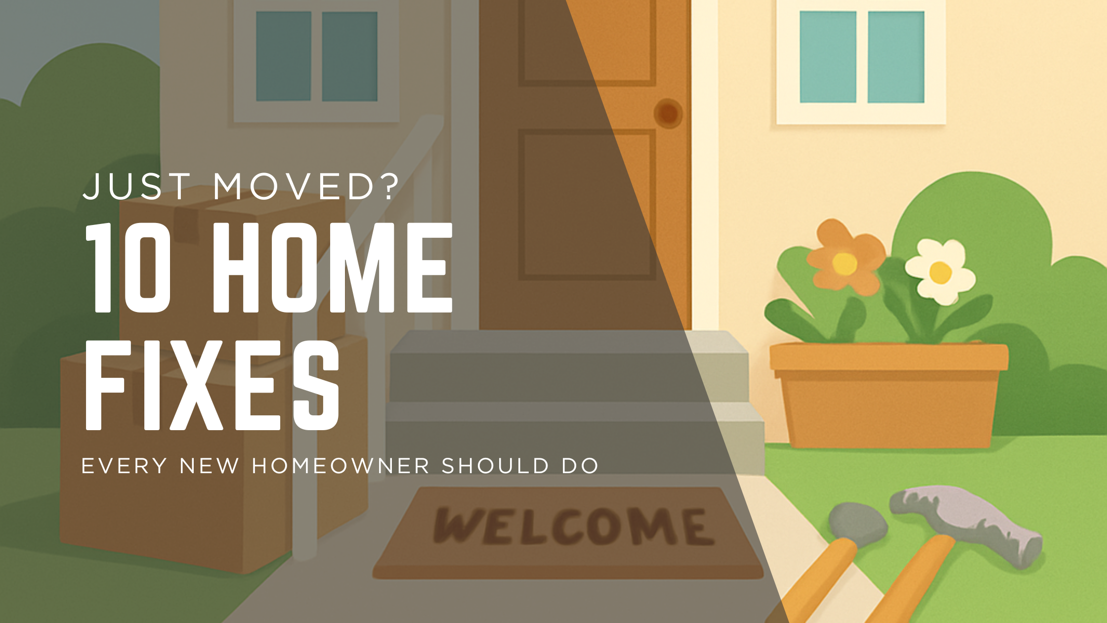 Just Moved? Here Are the First 10 Home Fixes Every New Homeowner Should Do