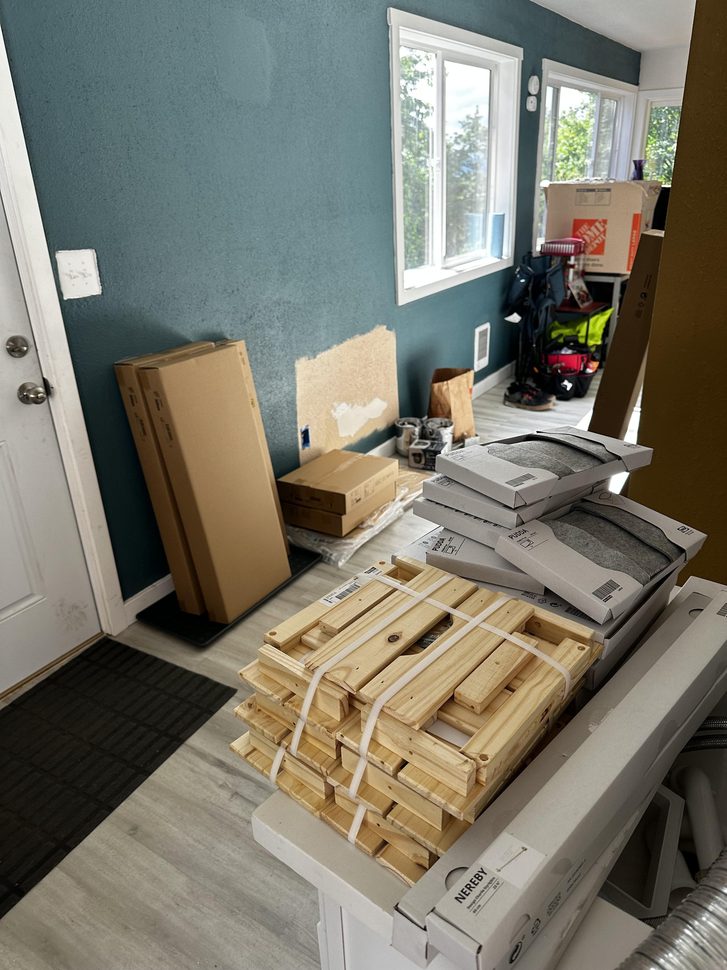 Move-in new furniture assembly