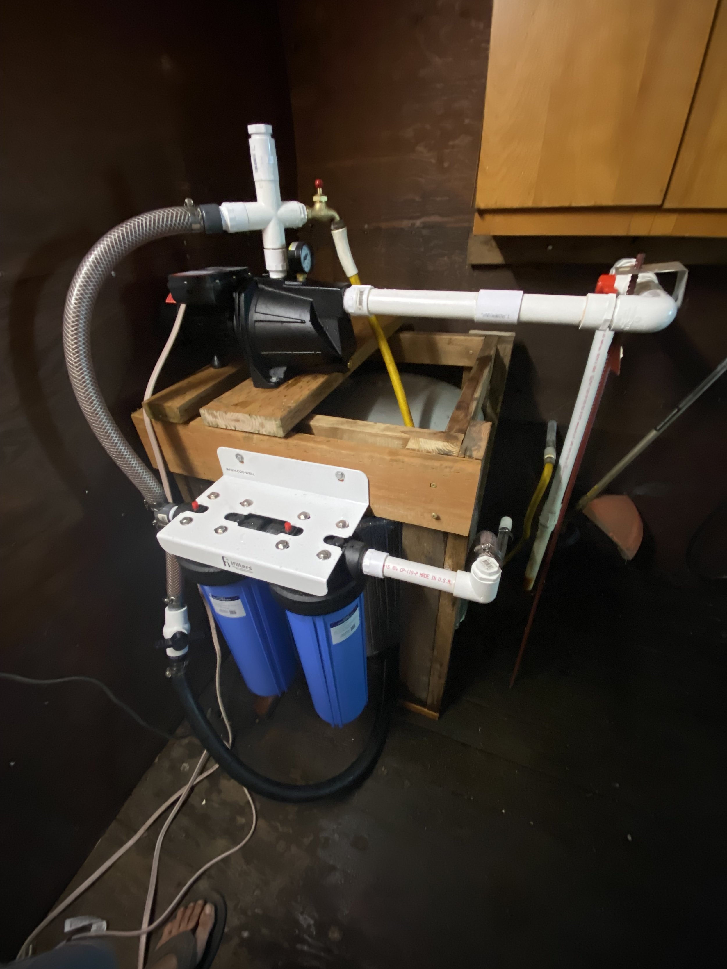 Well and water filter system install and maintenance