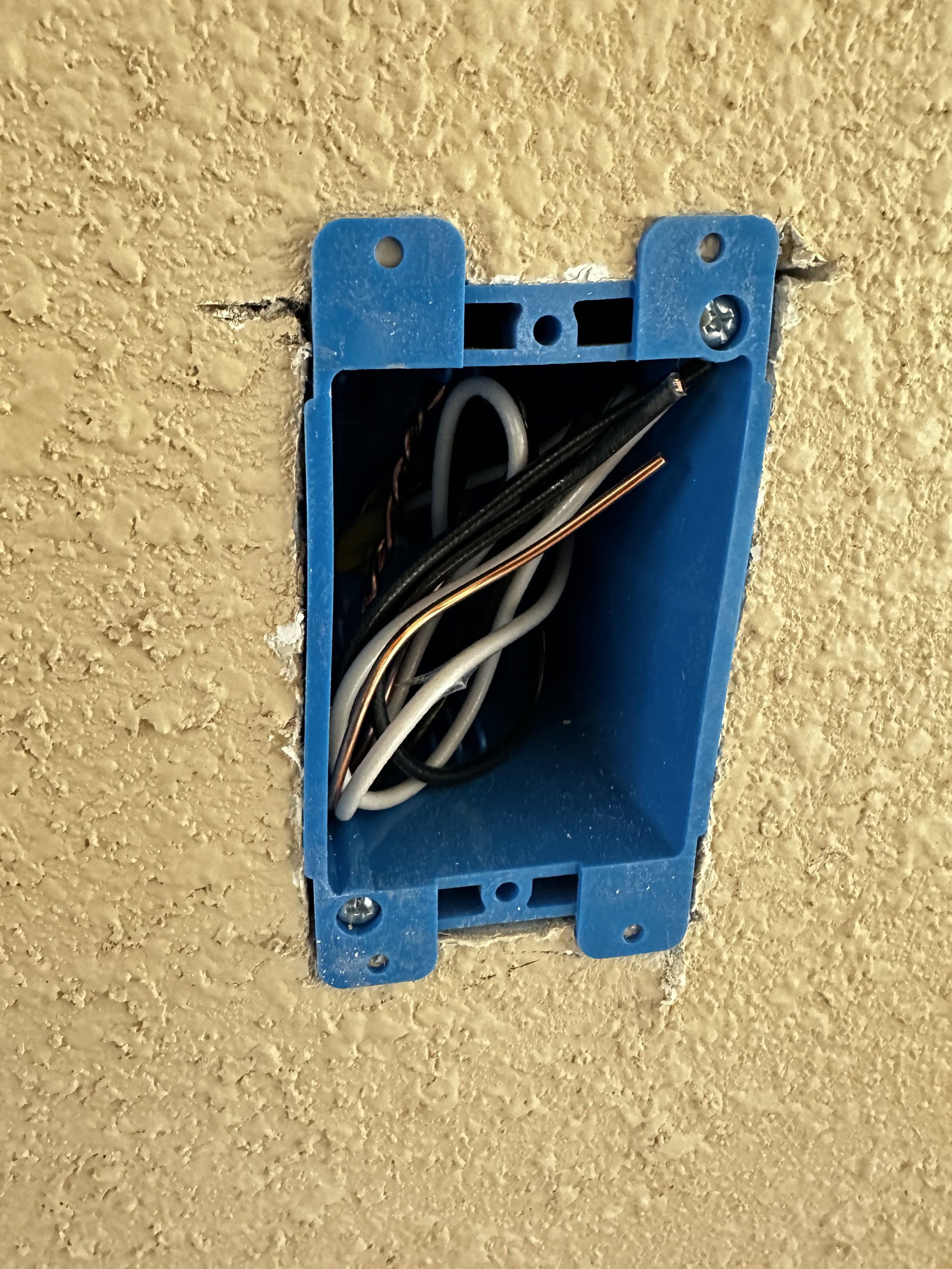 Electrical and lighting fixture install
