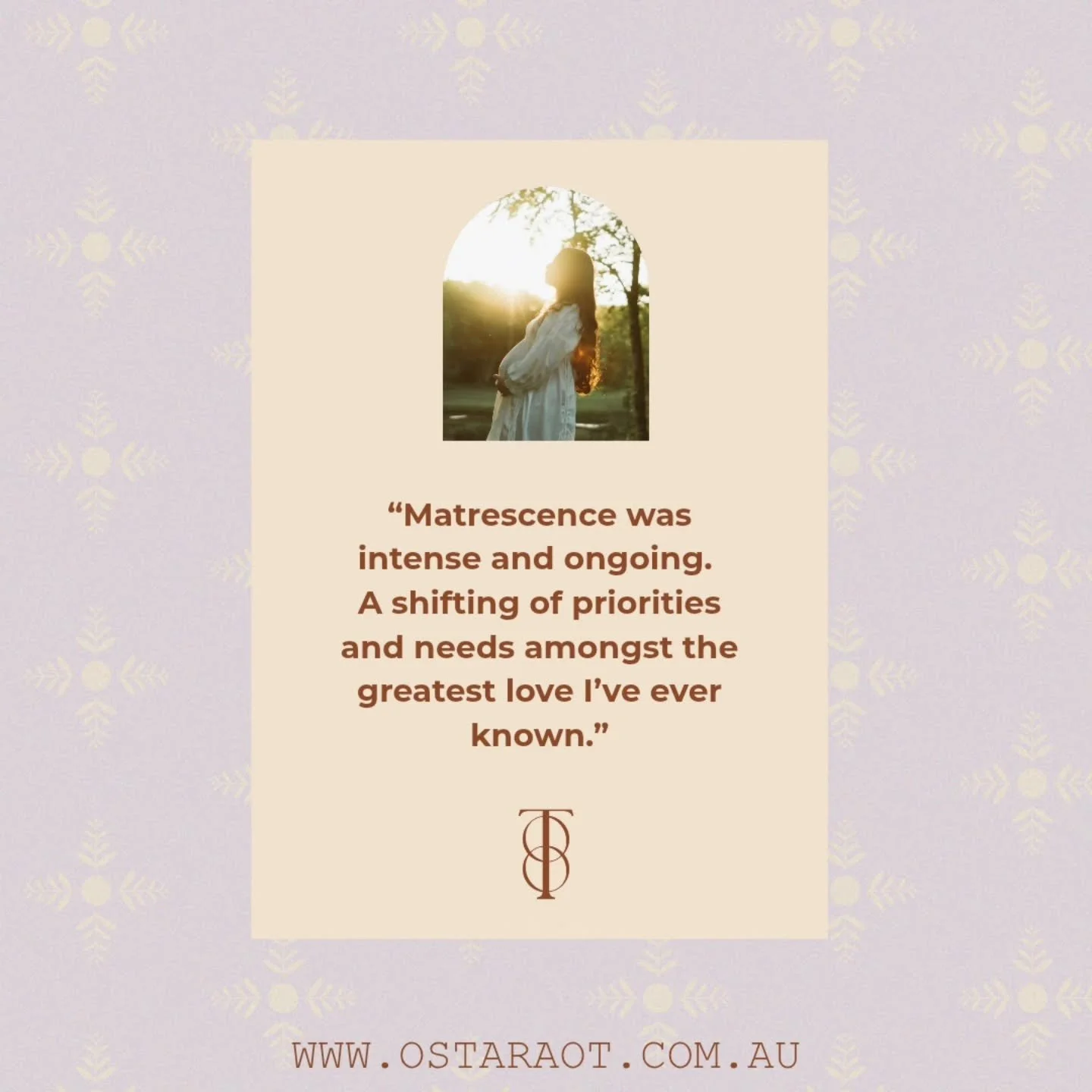 No one told me that becoming a mother would also mean becoming someone I didn&rsquo;t yet recognise.

That I&rsquo;d be reintroducing myself to&hellip; myself.

That the grief for the old me would dance so closely with the joy of my baby. That both c