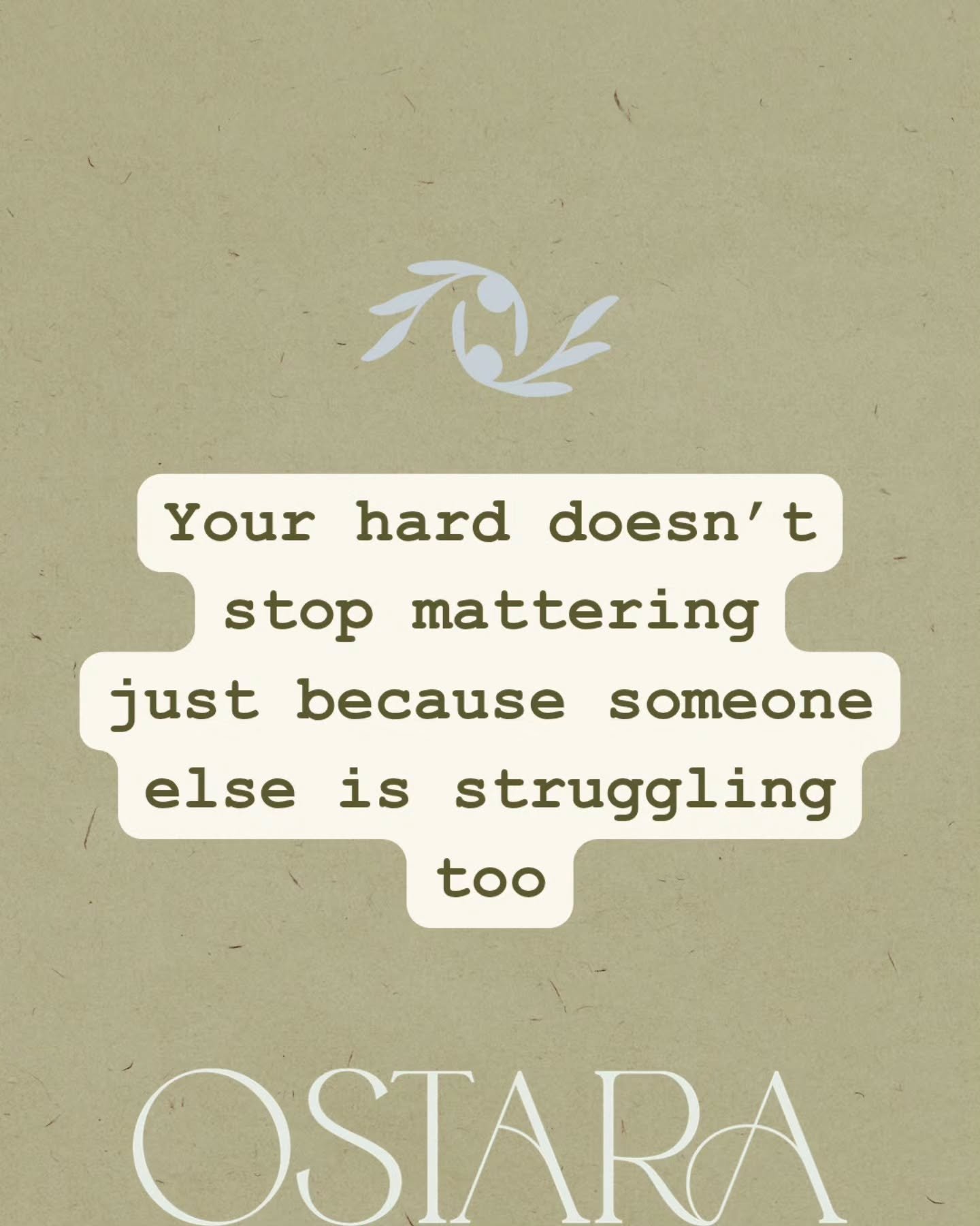 The tricky thing about telling ourselves &ldquo;someone else has it worse&rdquo;&hellip;is that we slowly stop letting our own hard count.

At the risk of seeming needy,
we keep it to ourselves. At the risk of &ldquo;making a fuss&rdquo;, we push thr