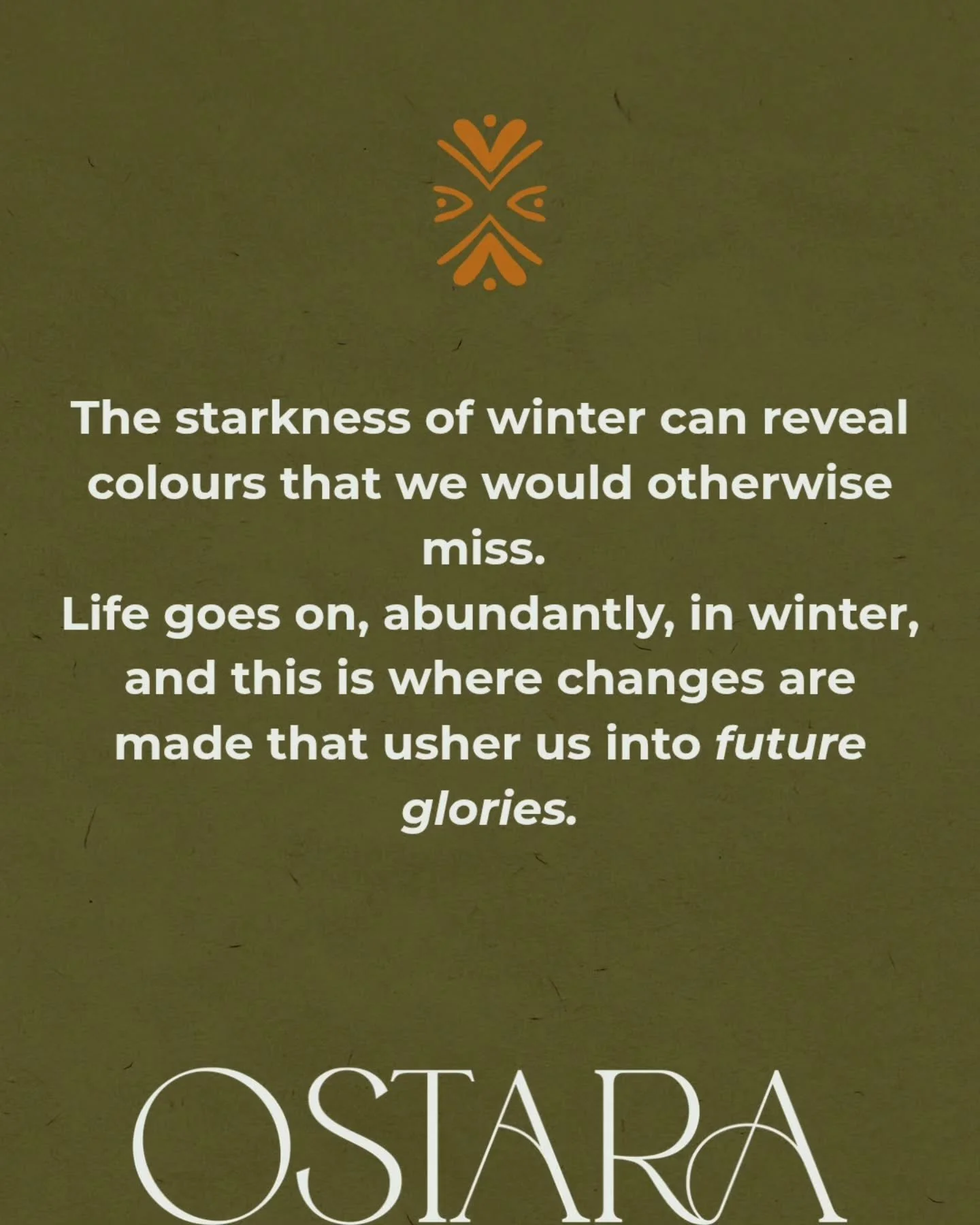 Today is the first day of winter here in the Southern Hemisphere.

And I've been thinking about how our inner world so often mirrors the season outside.

Winter is liminal. It's the in-between. The place where you're not quite sure if you're moving f
