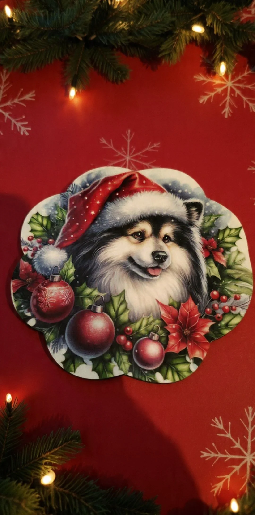 Festive Wooden Sublimation Coaster