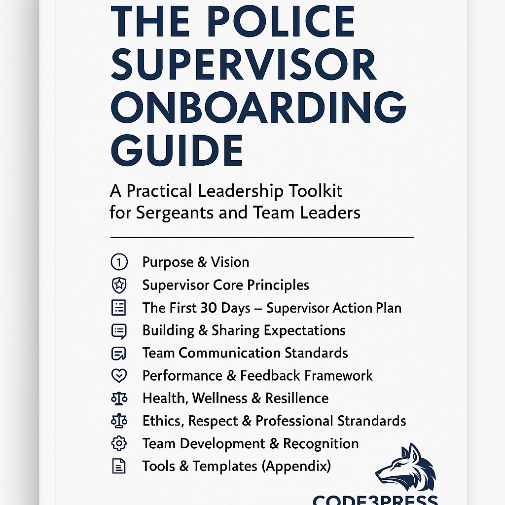 The Police Supervisor Onboarding Guide