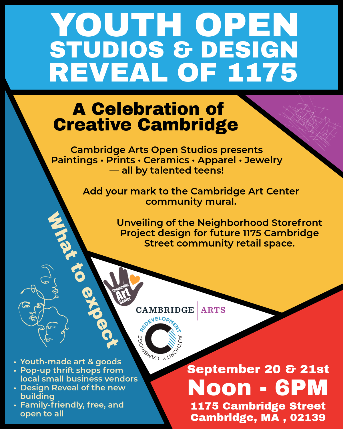 Youth Open Studios & Design Reveal of 1175