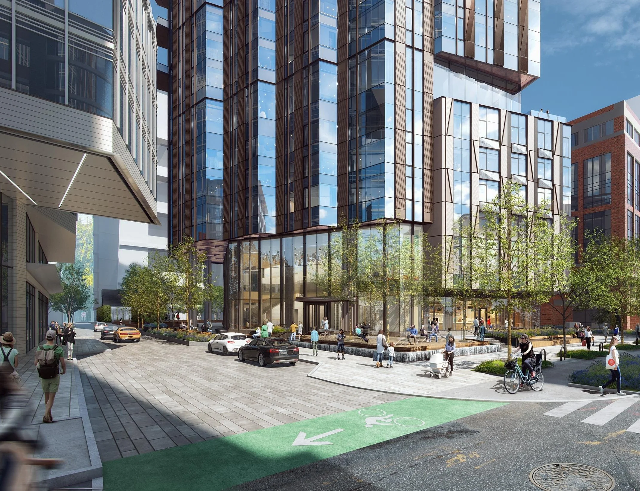 121 Broadway - View of Entry from Broadway