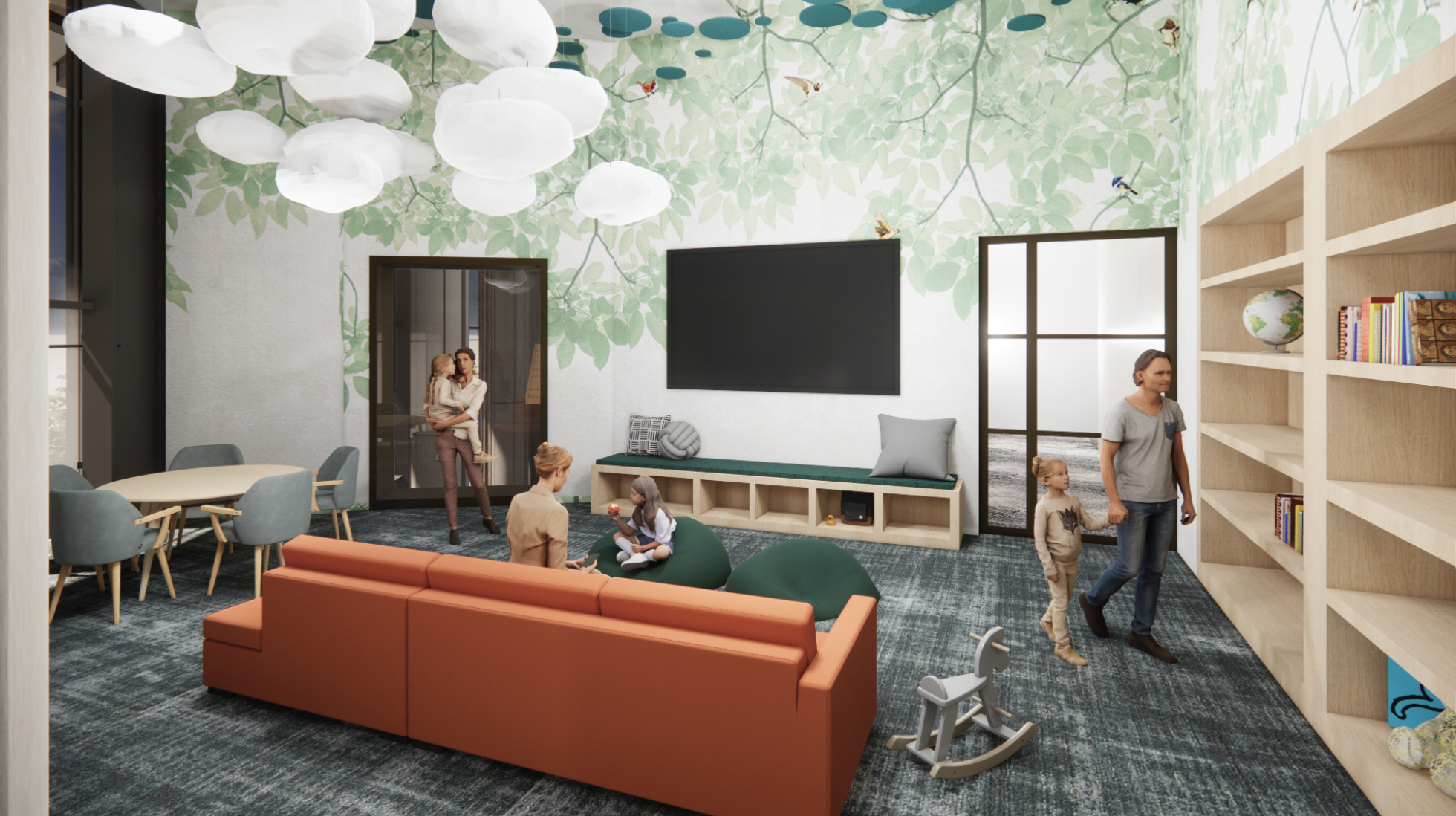 121 Broadway - View of Family Room