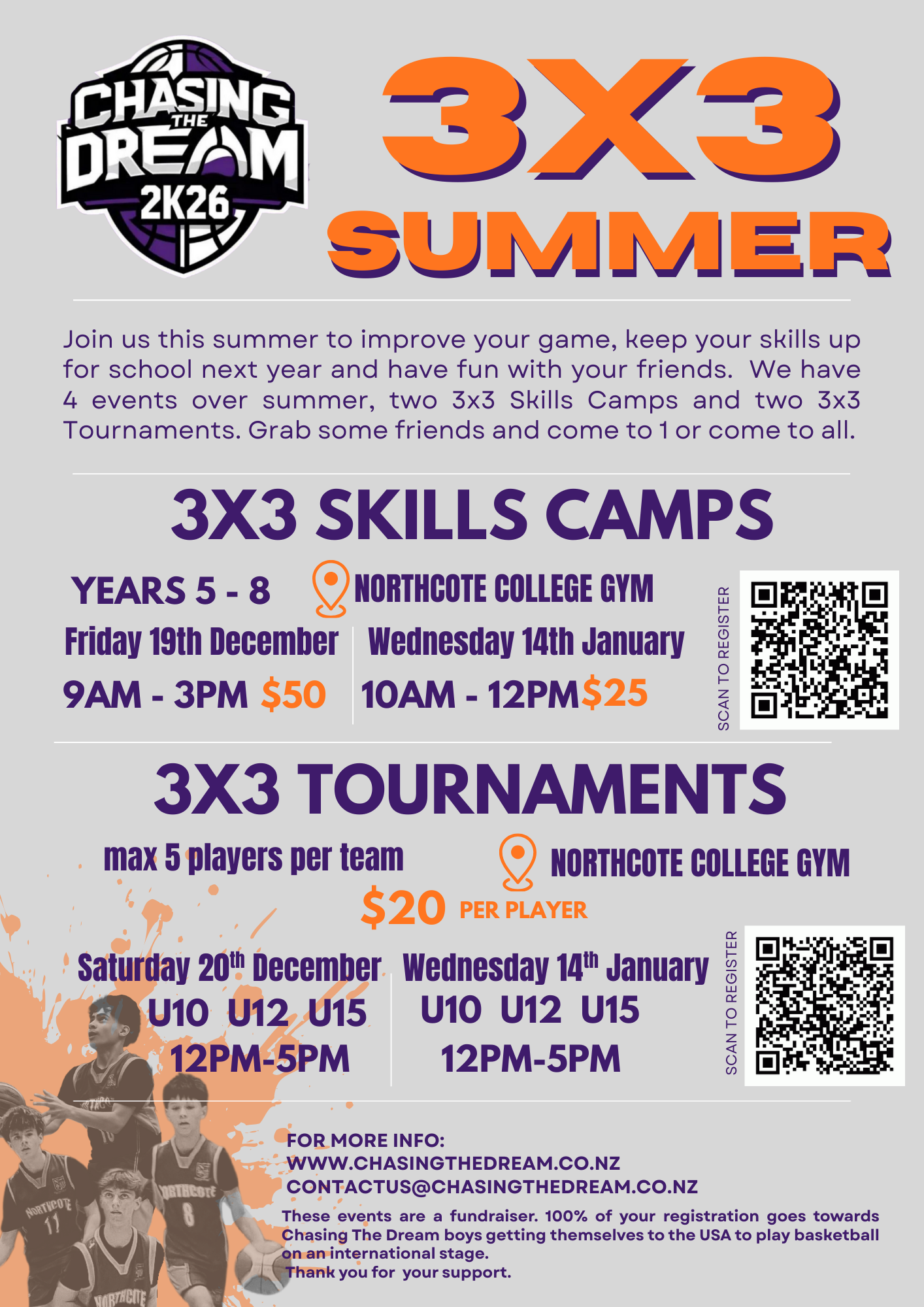 3x3 showdown - buckets for a cause!