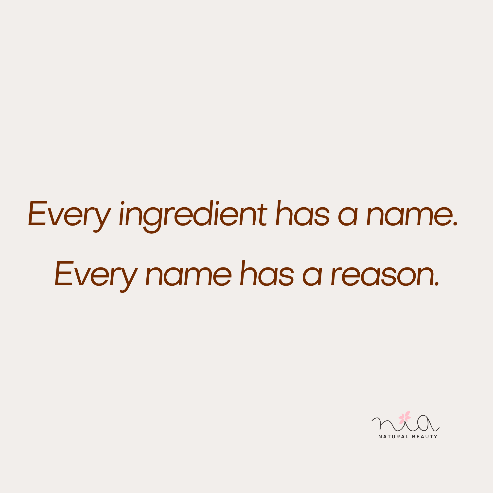 Understanding INCI: Your Guide to Ingredients in Natural Skincare