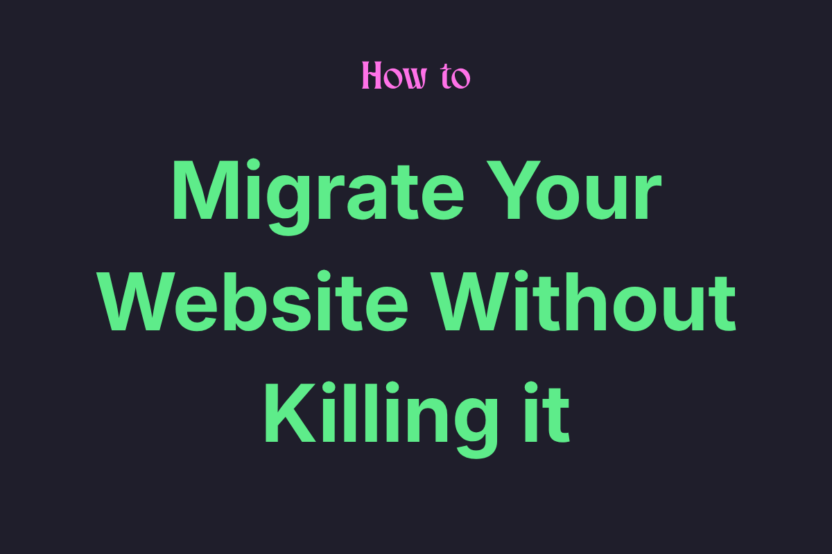 SEO Website Migration Checklist