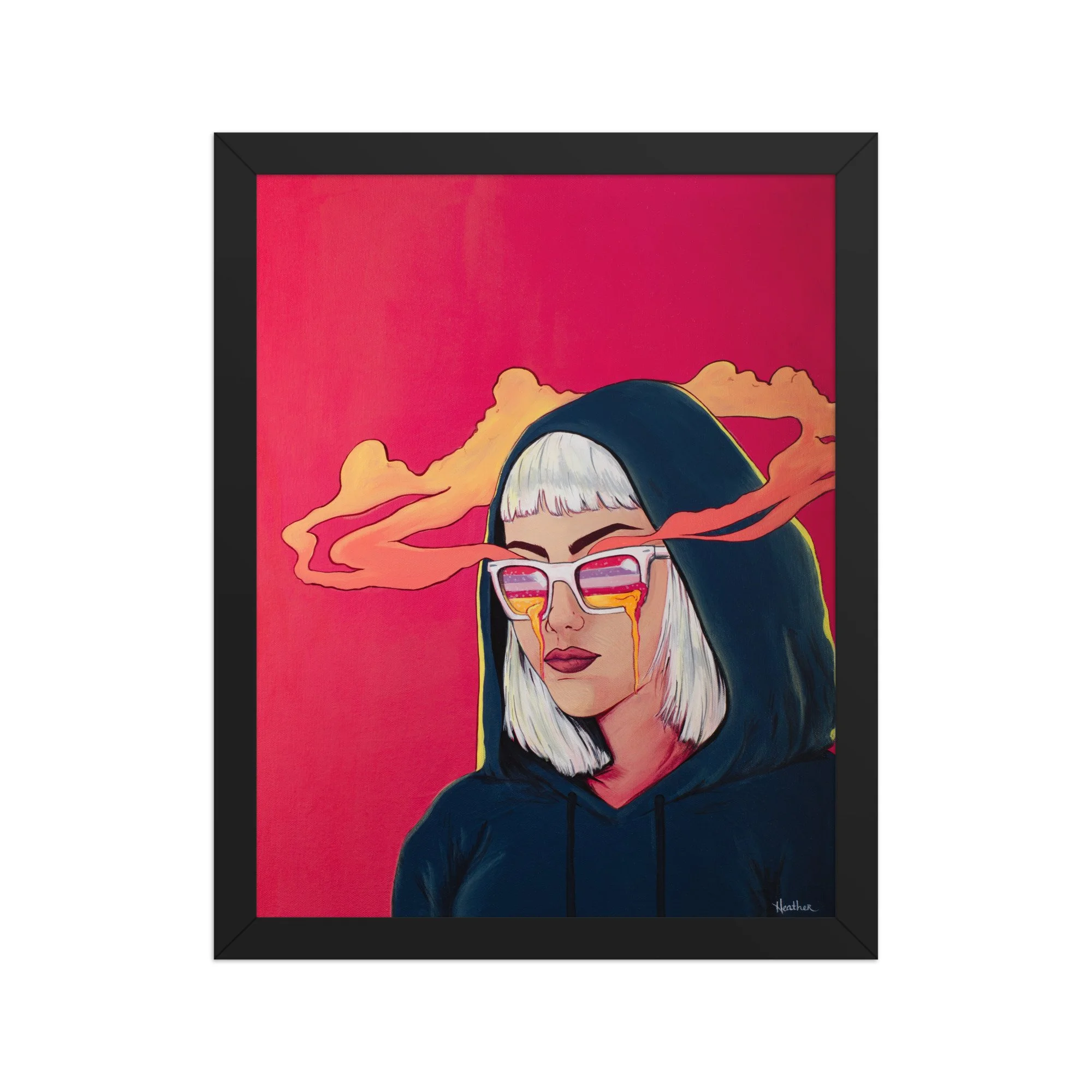 "Day Dreamer" (Framed Print)