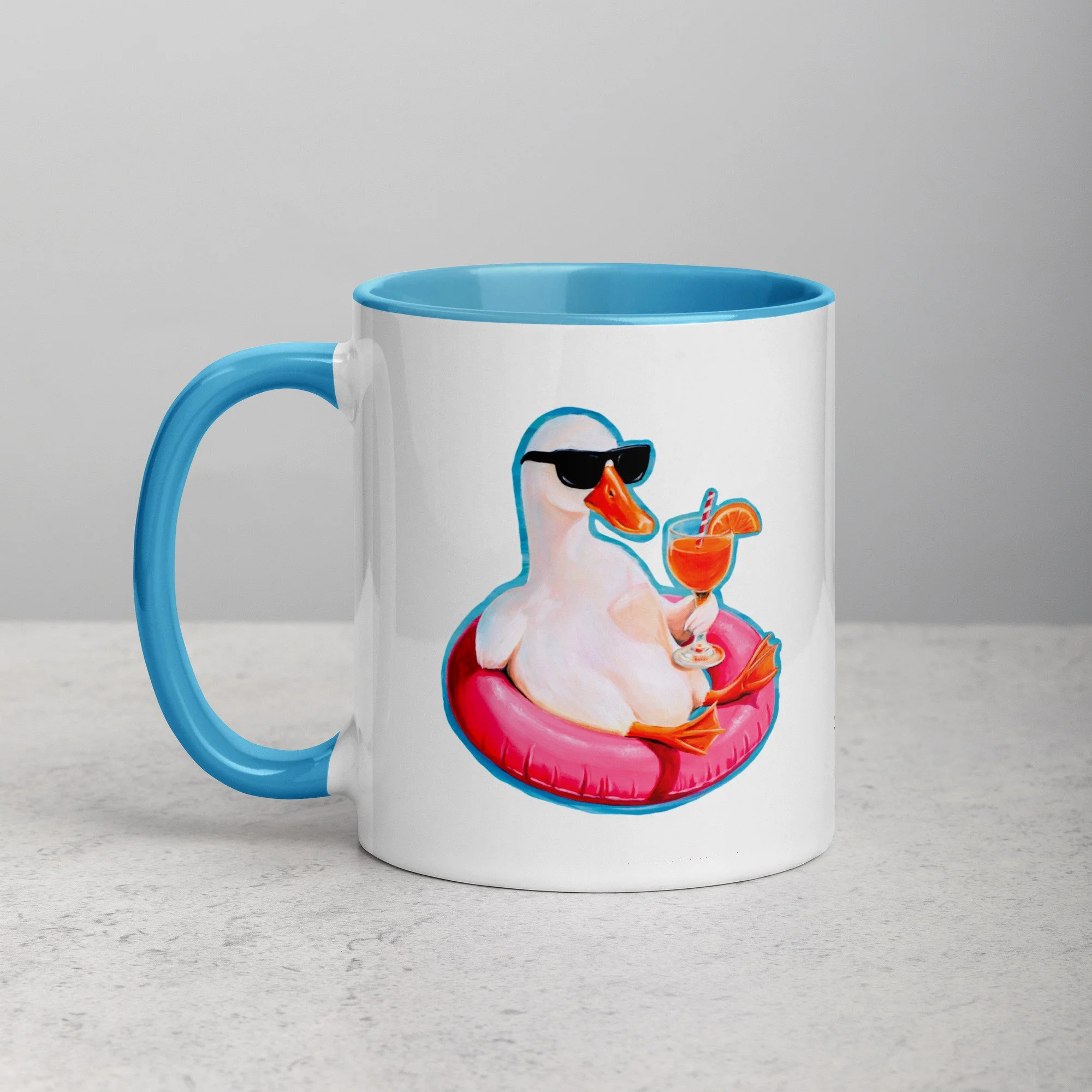 Duck in a Float Mug