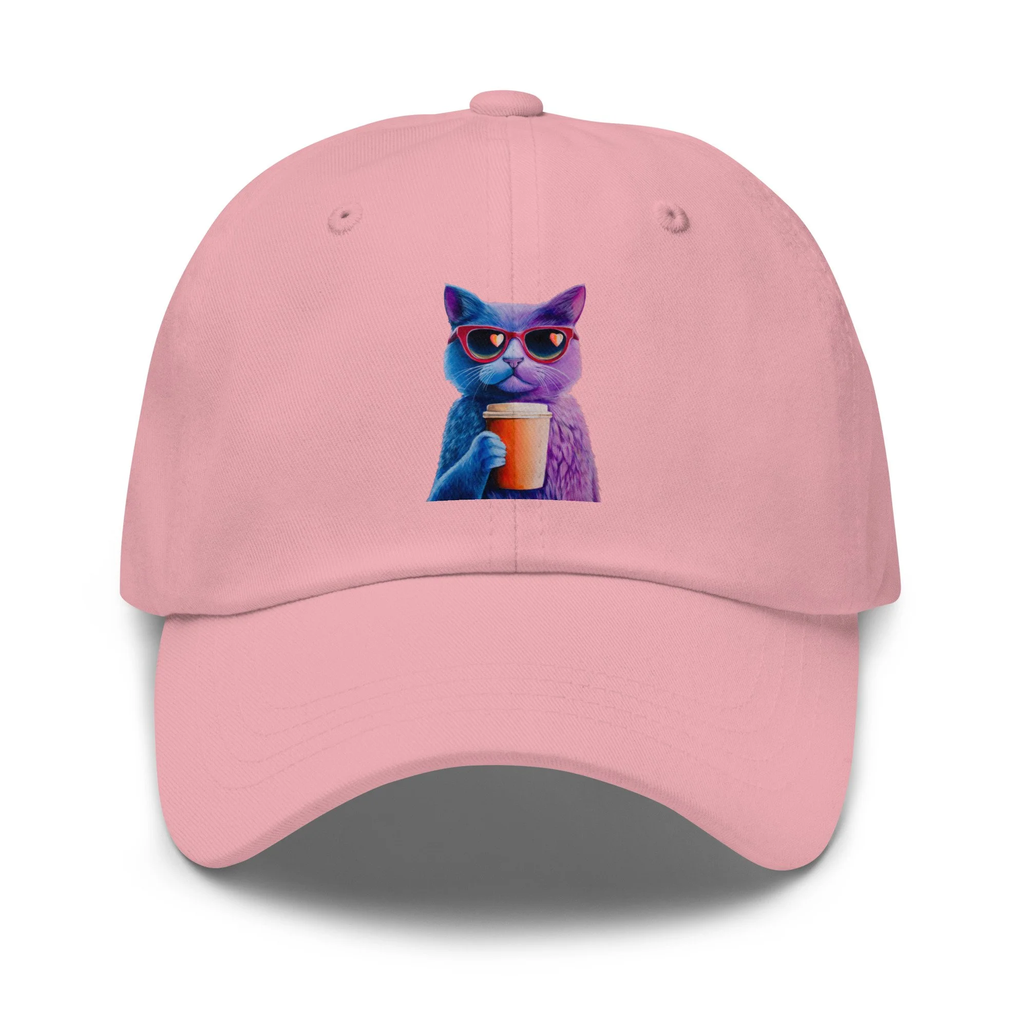 Cat Sipping Coffee Hat