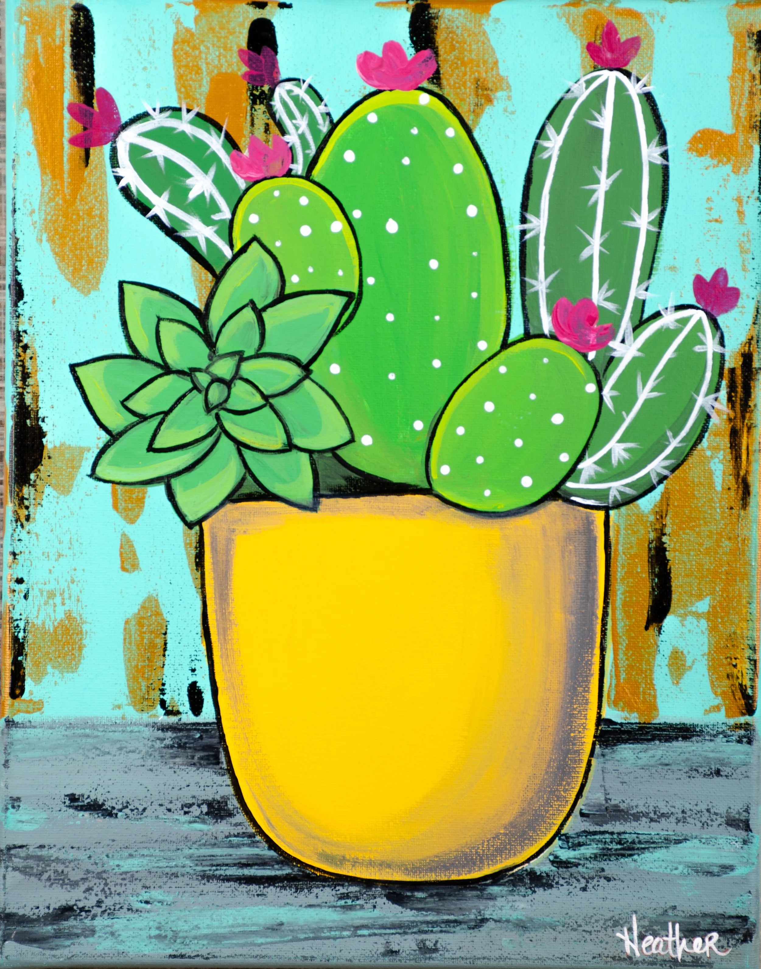 Blooming Cactus