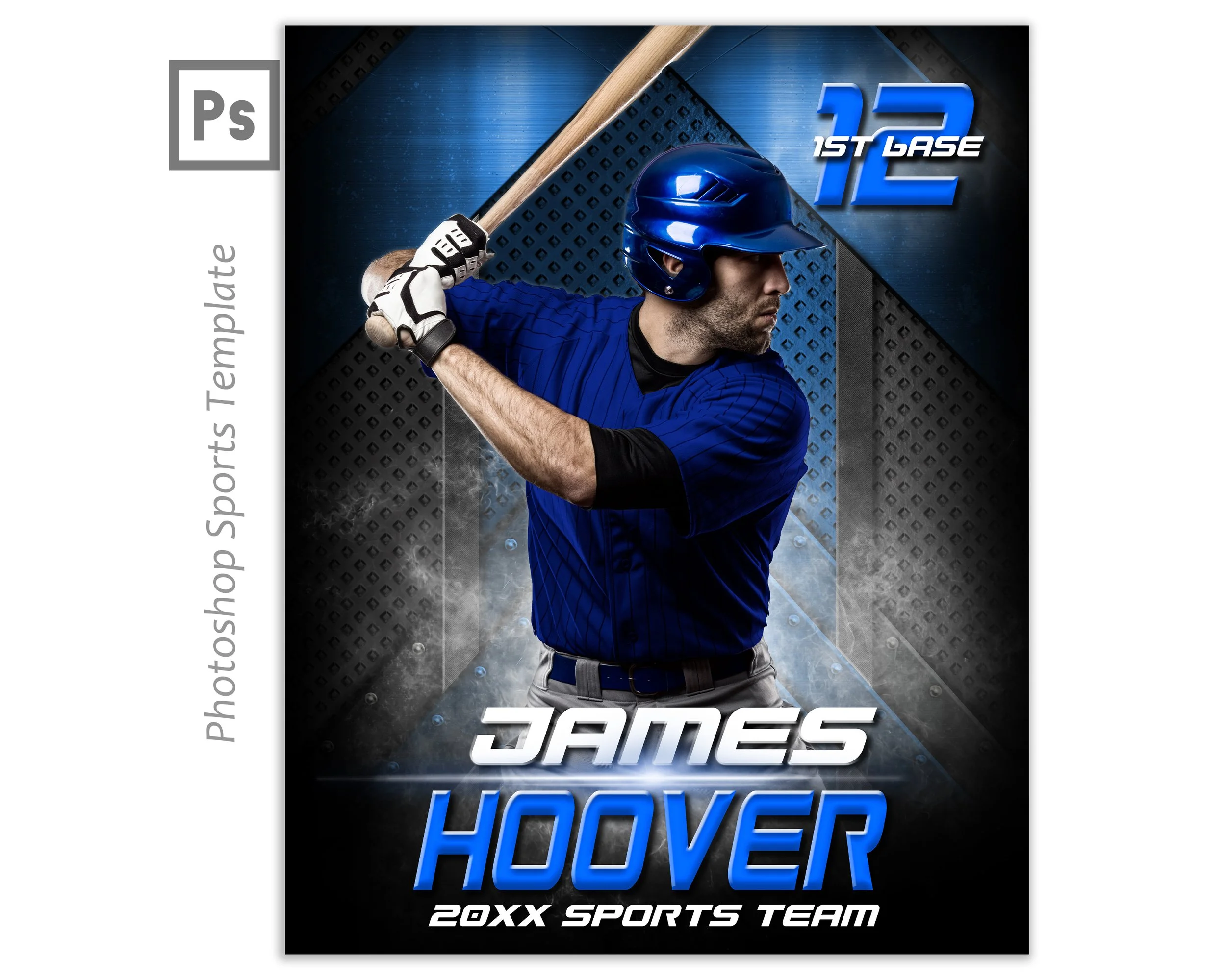 Uprise Steel Plate (16x20 Photoshop Template)