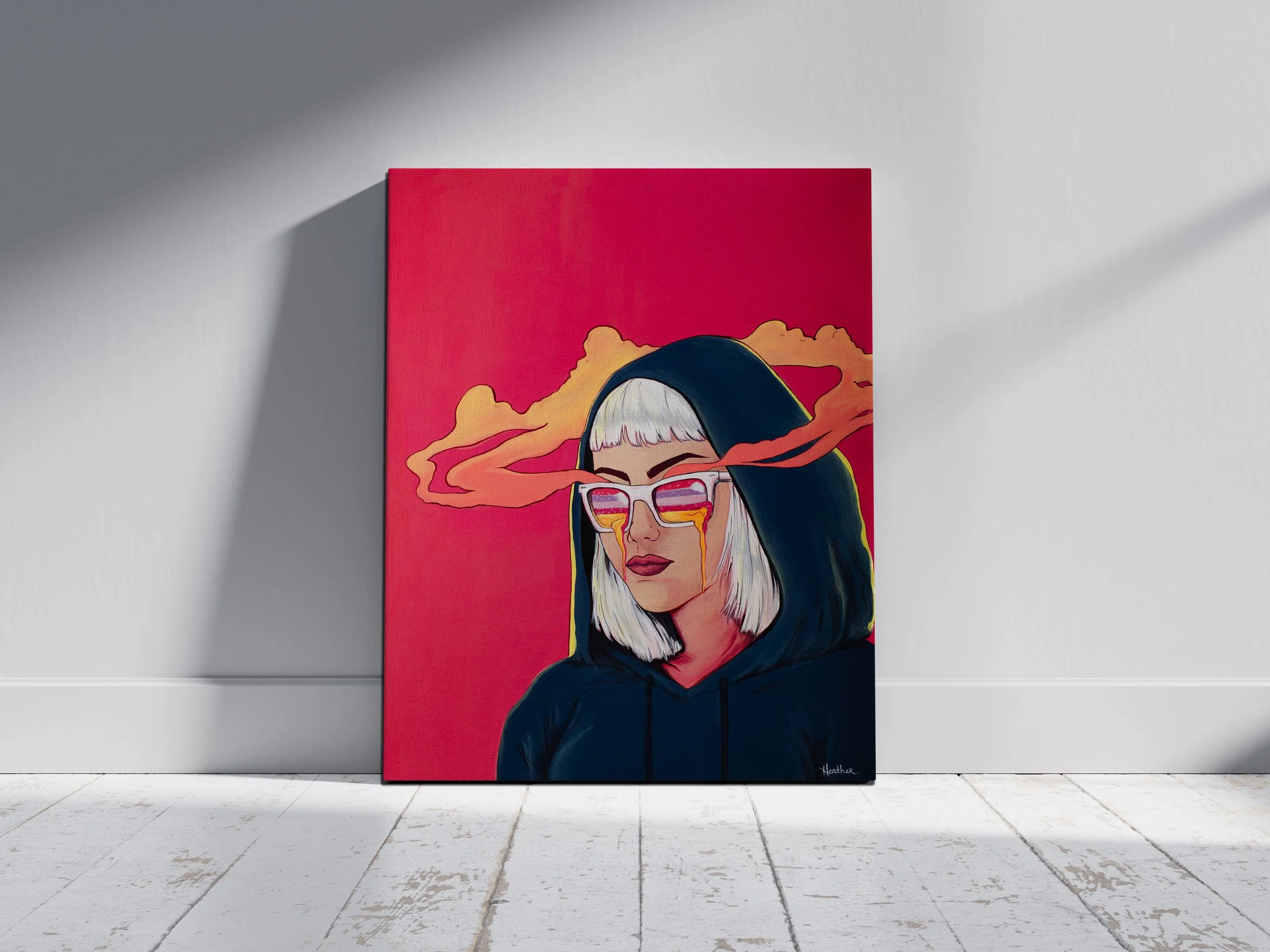 "Day Dreamer" (Original Acrylic Painting 16x20)