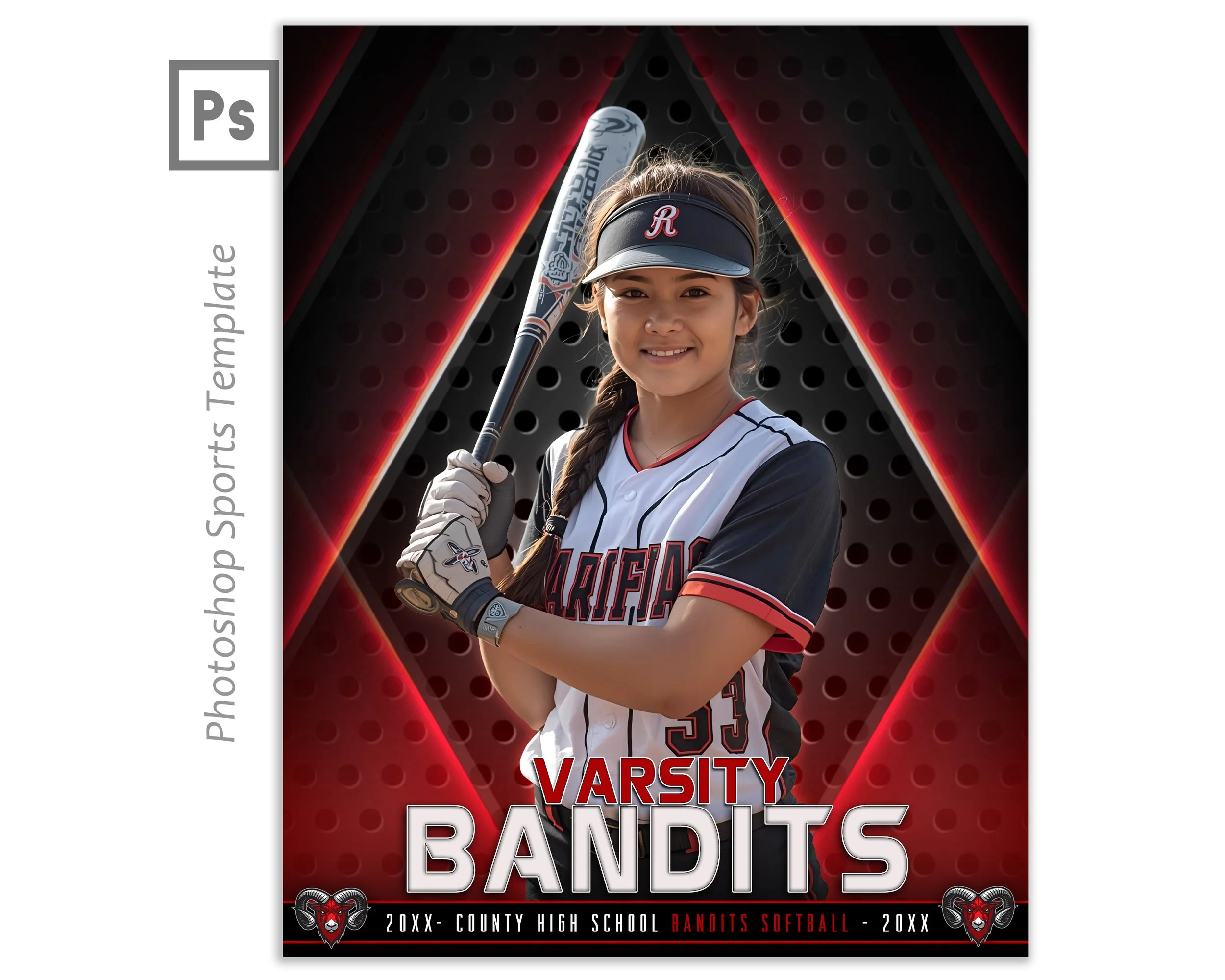 Legends (16x20 Photoshop Template)