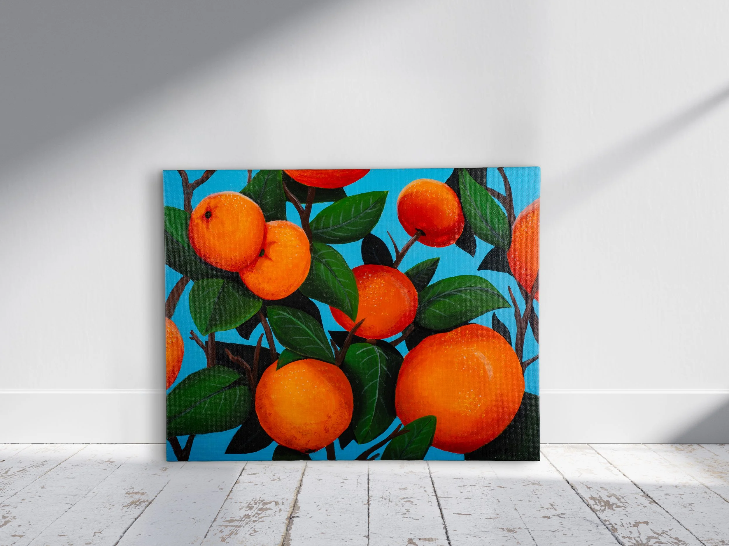 "Oranges" (Original Acrylic Painting 11x14)