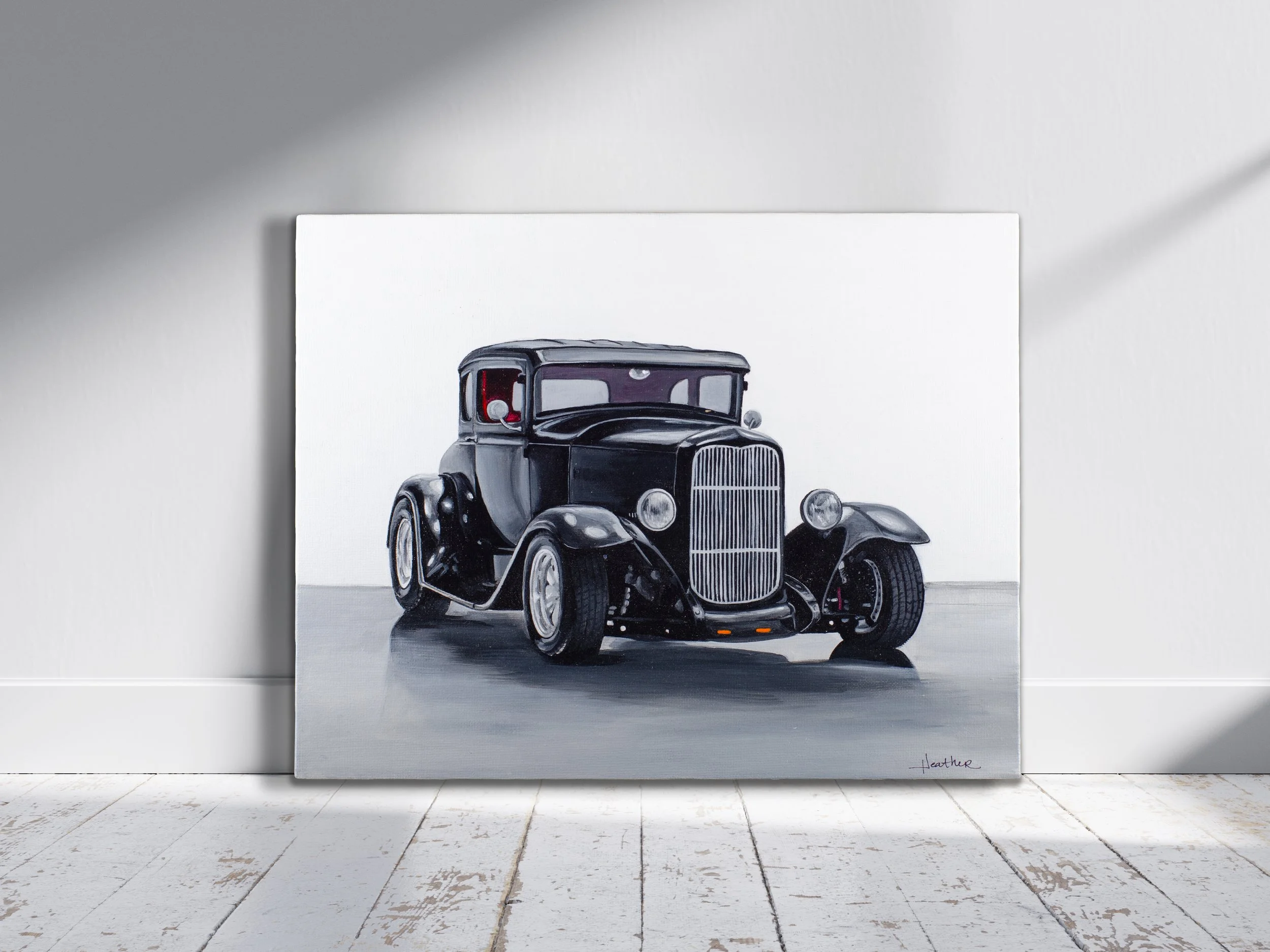 "Ford Model T" (Original Acrylic Painting 11x14)