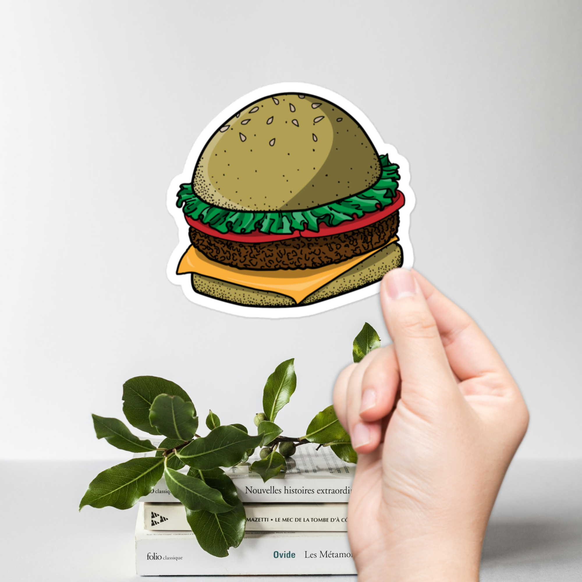 Hamburger Sticker