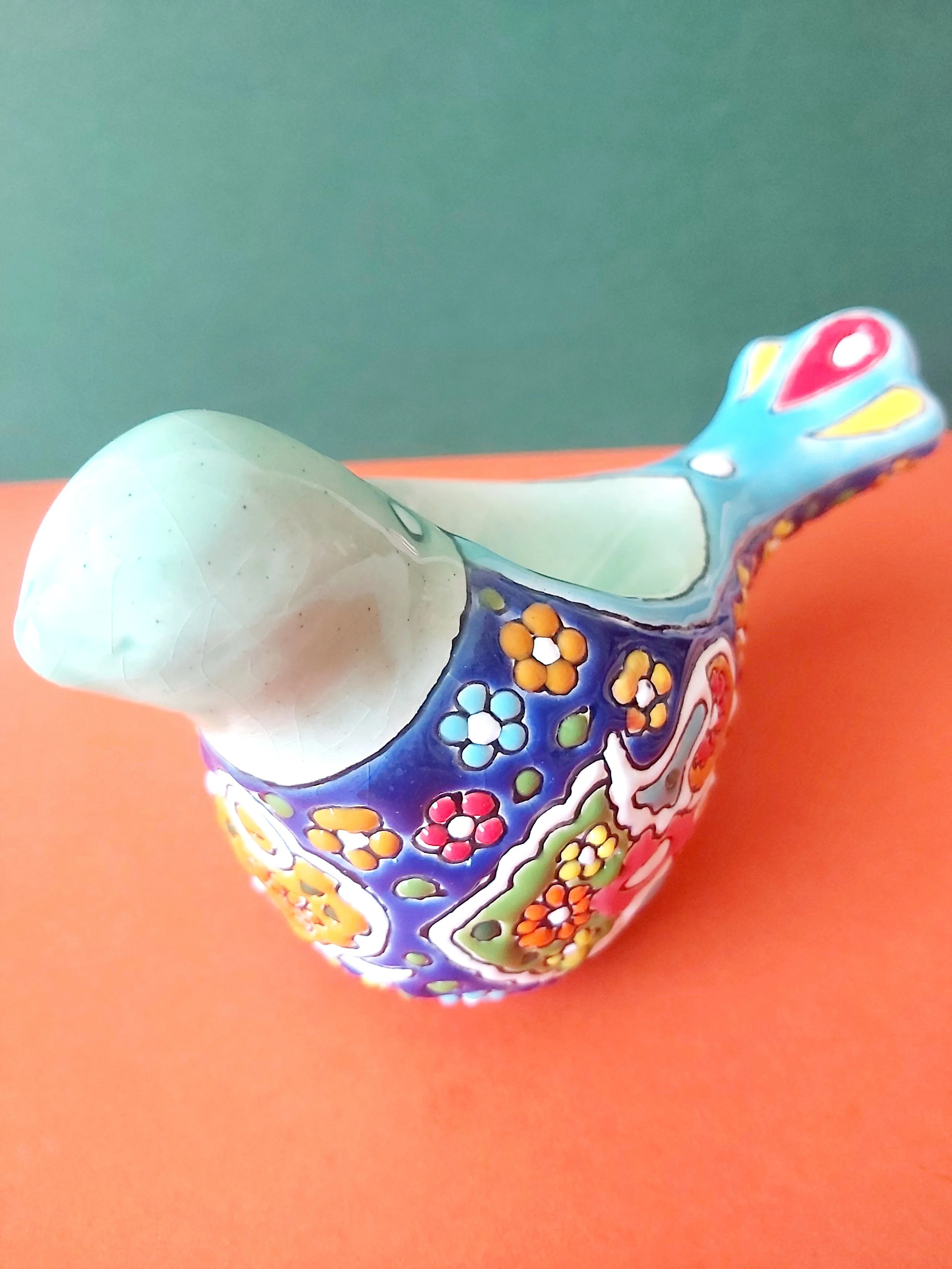 Persian Minakari Pottery Bird