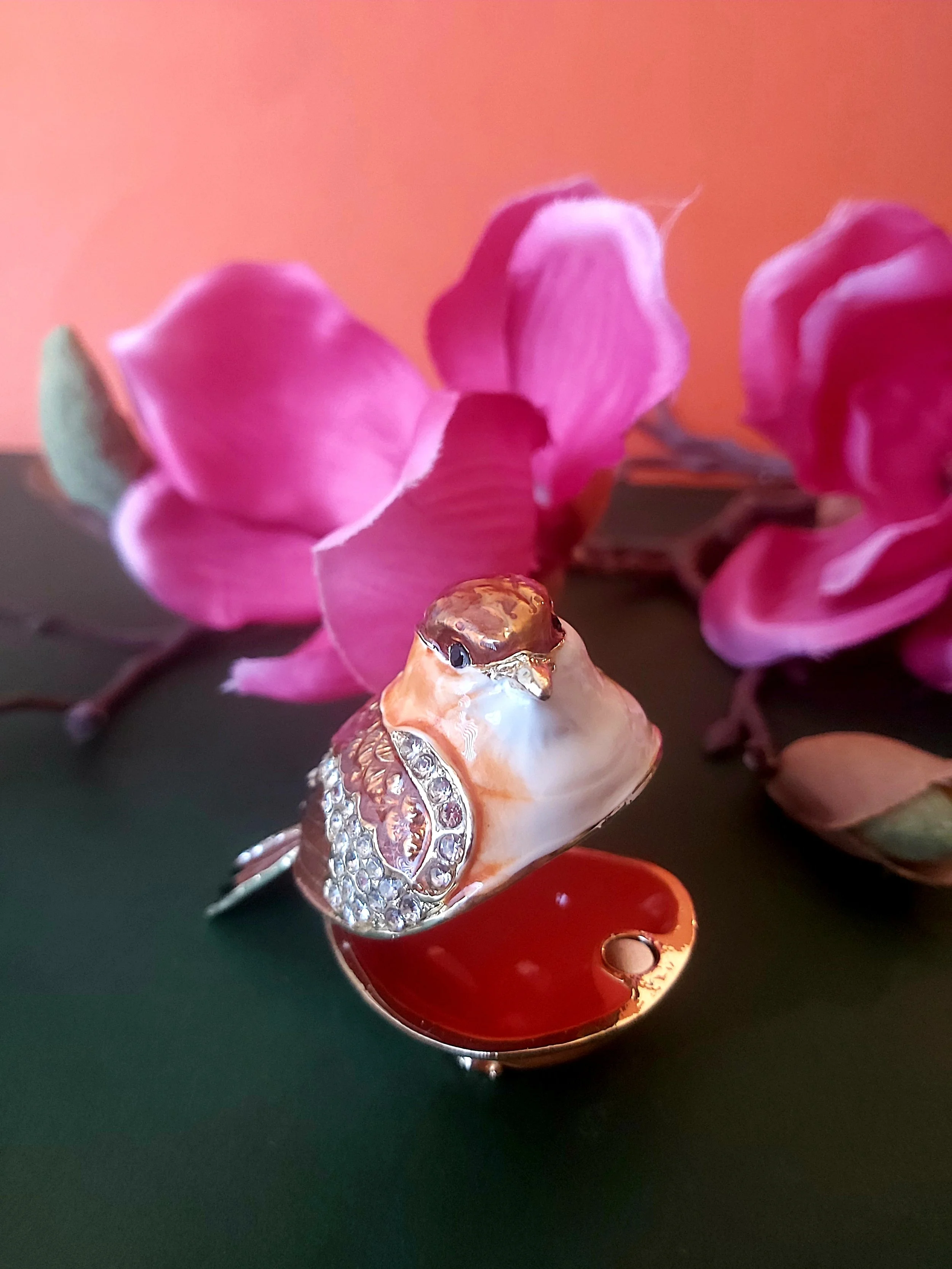 House Sparrow Trinket Box