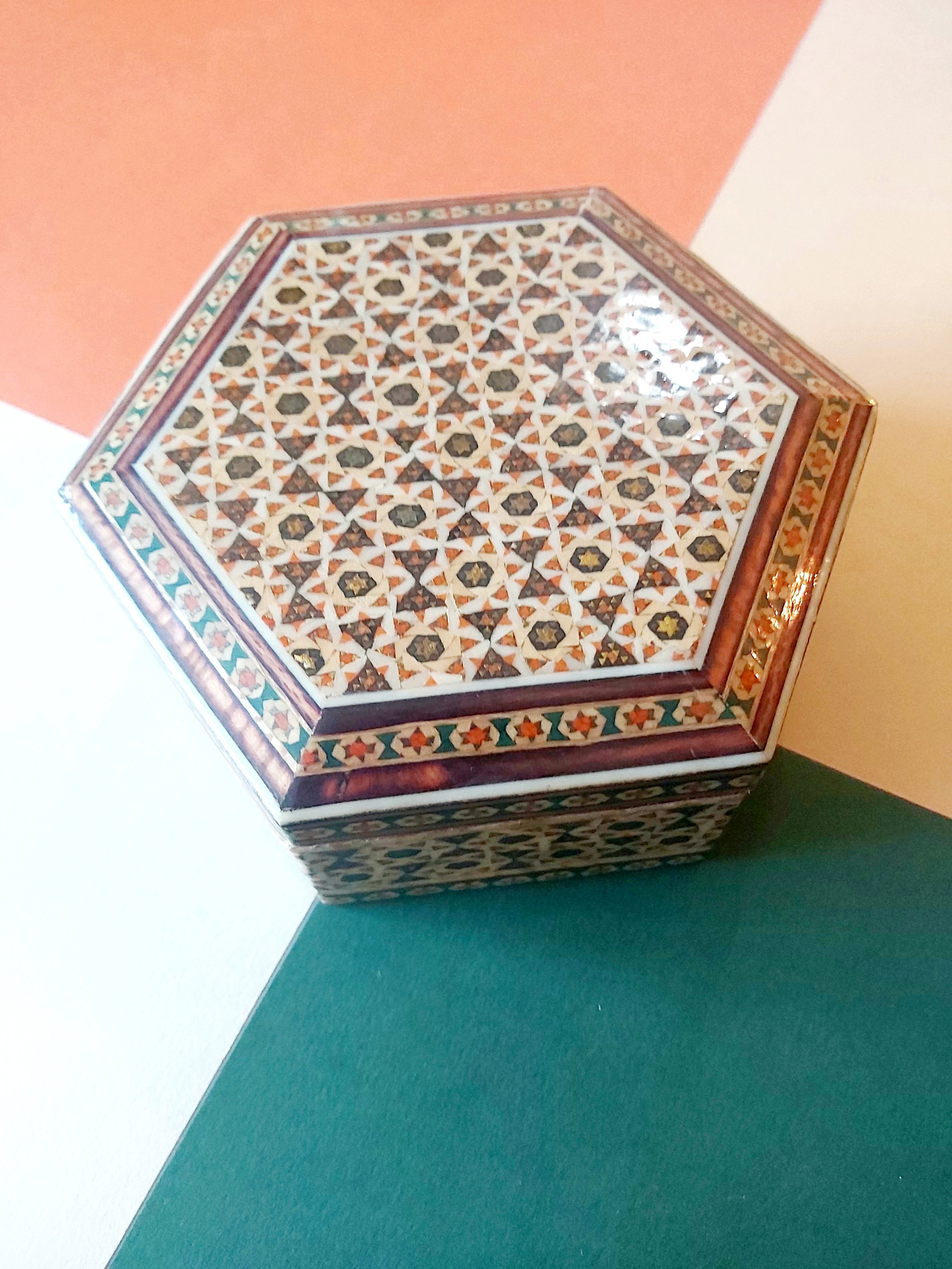 Khatamkari Jewelry Box