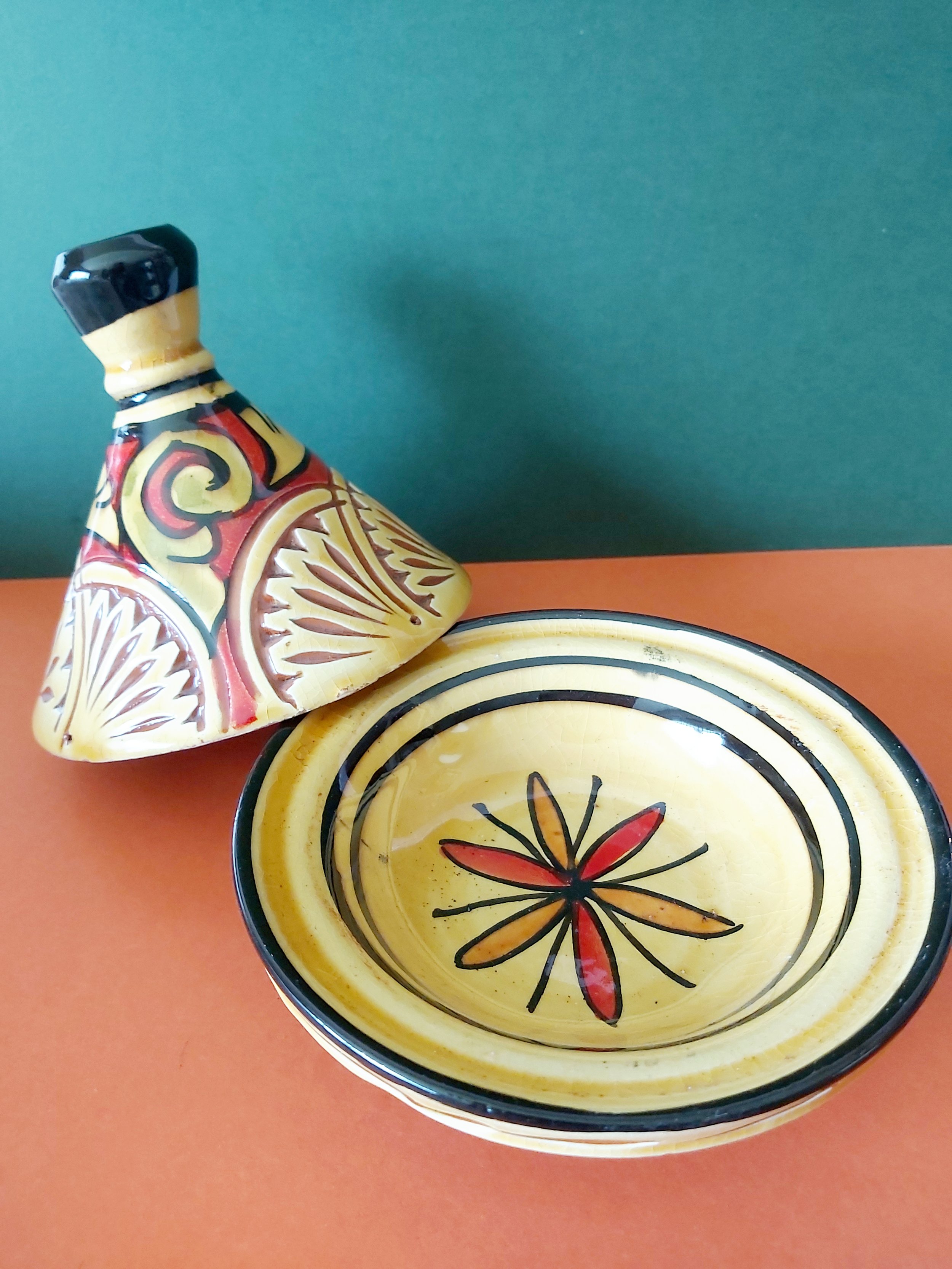 Yellow Tagine from Safi, Morocco