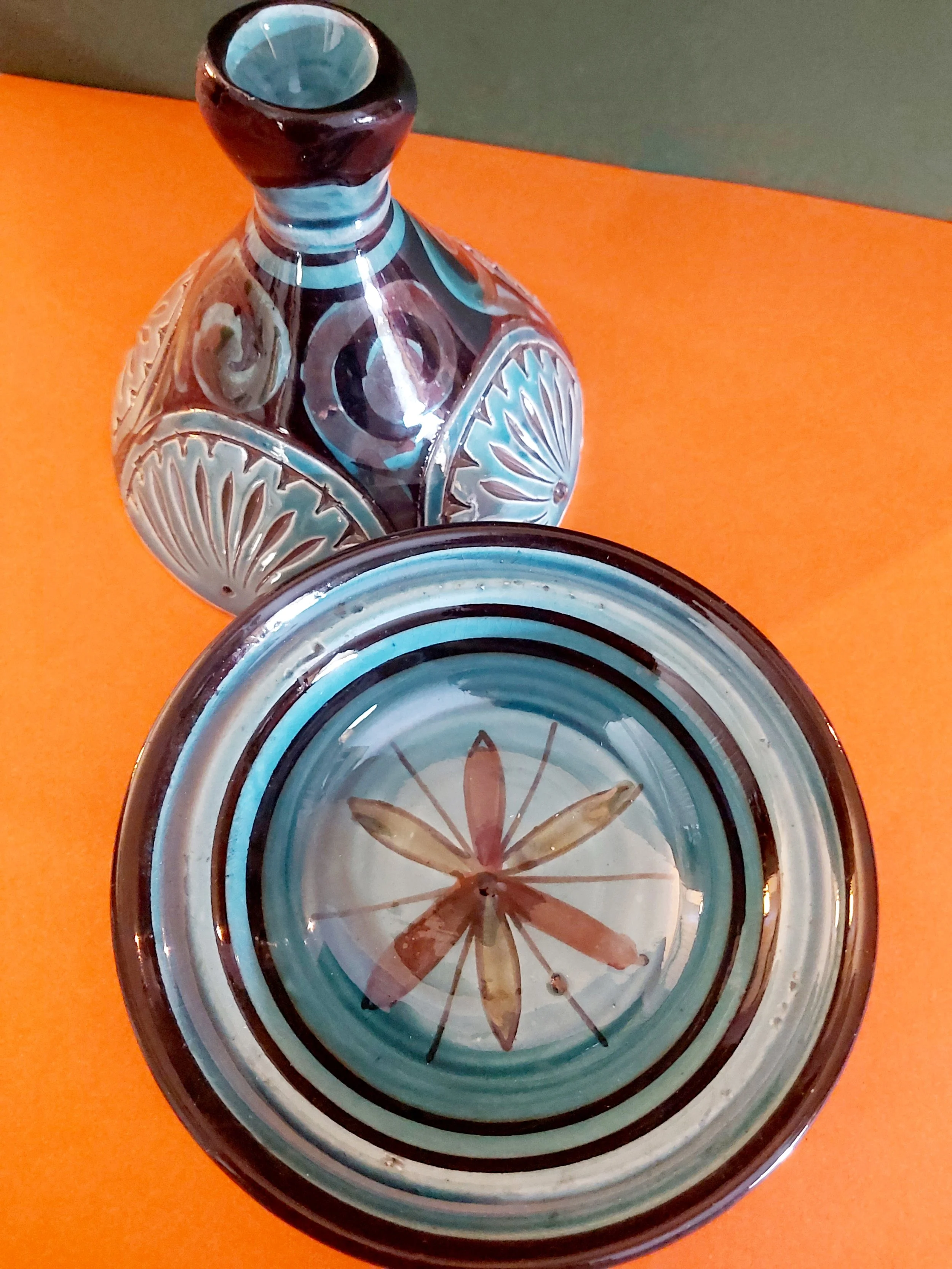 Blue Tagine from Safi, Morocco