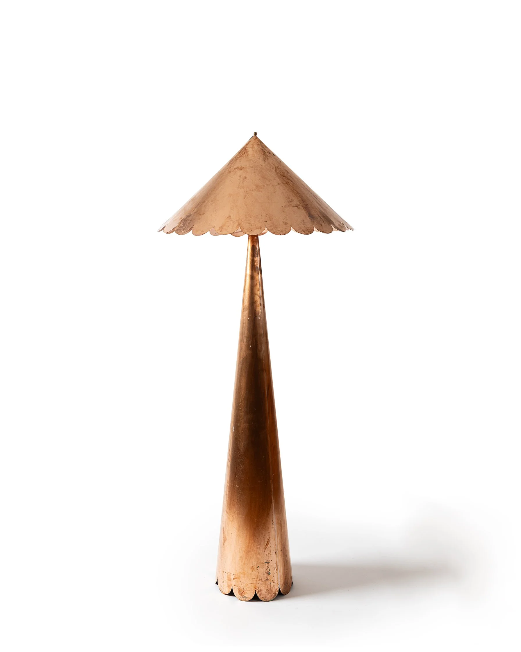 Scalloped Floor Lamp