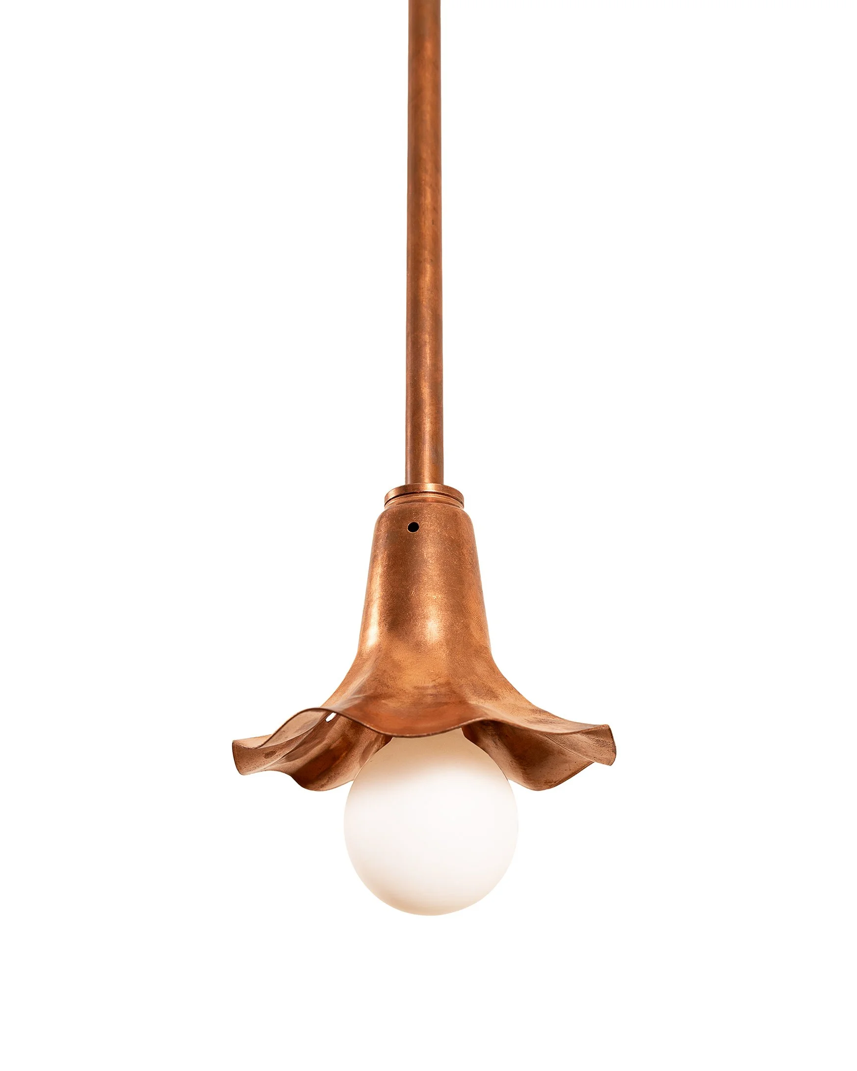 Copper Flower Pendant