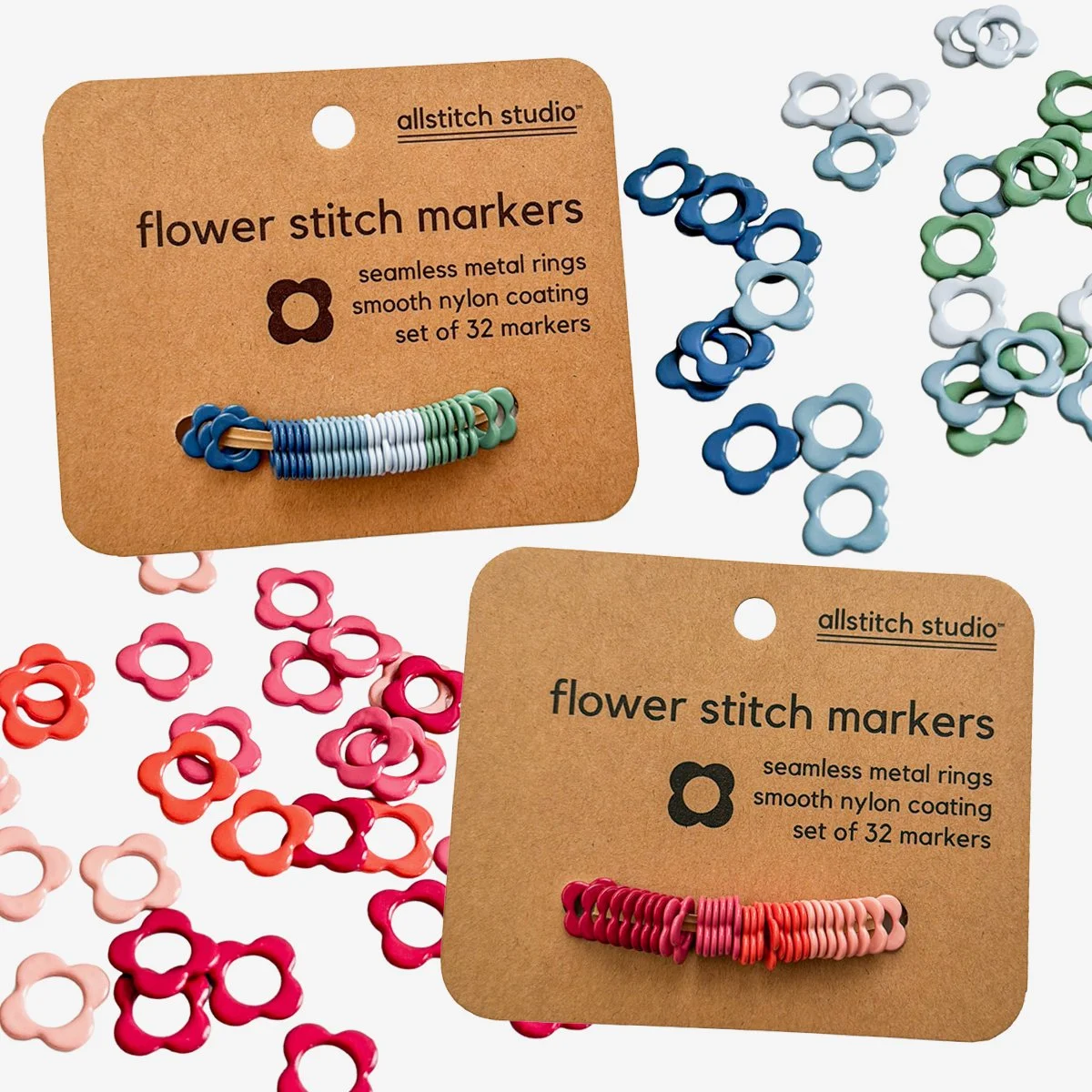 Small Flower Stitch Markers