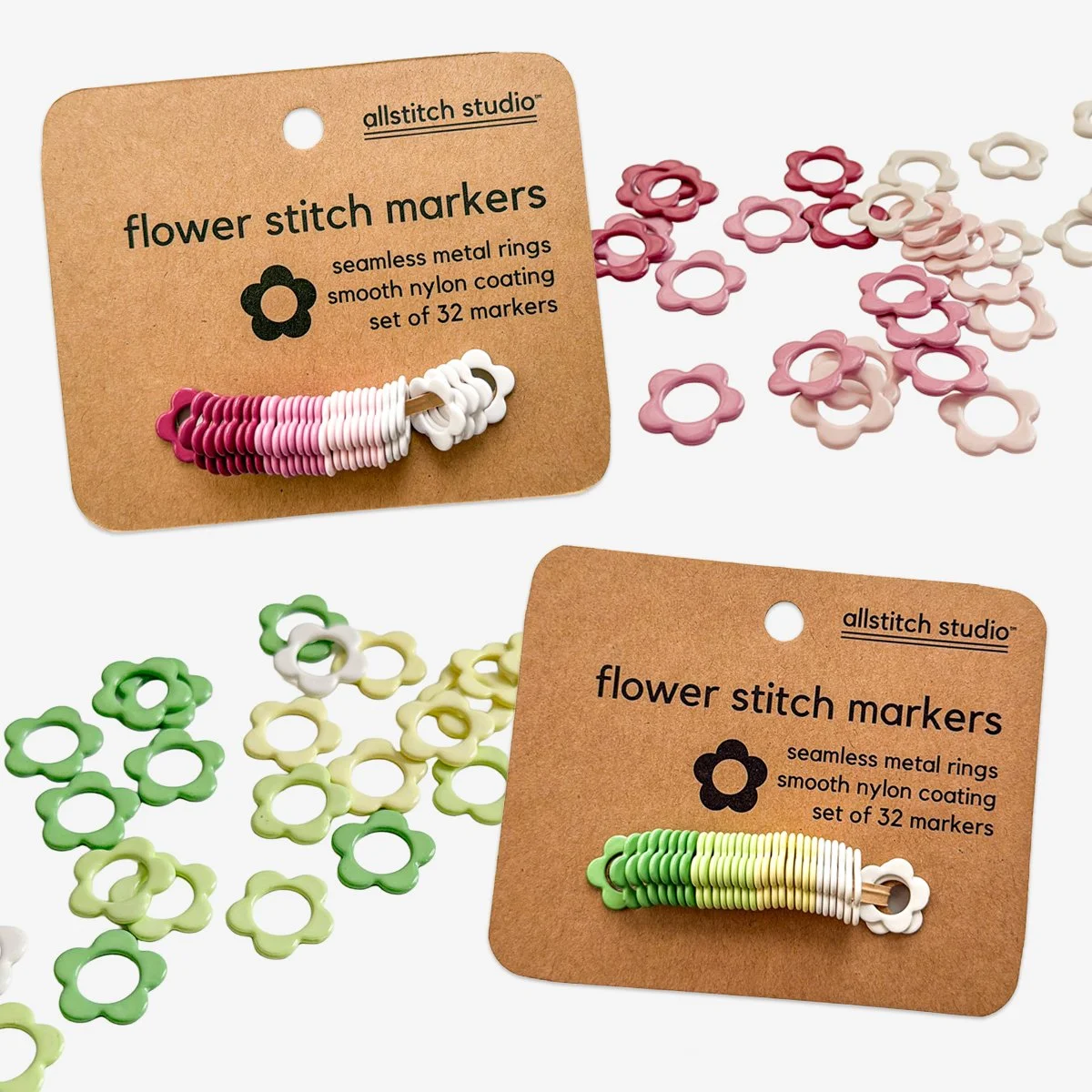 Large Flower Stitch Markers