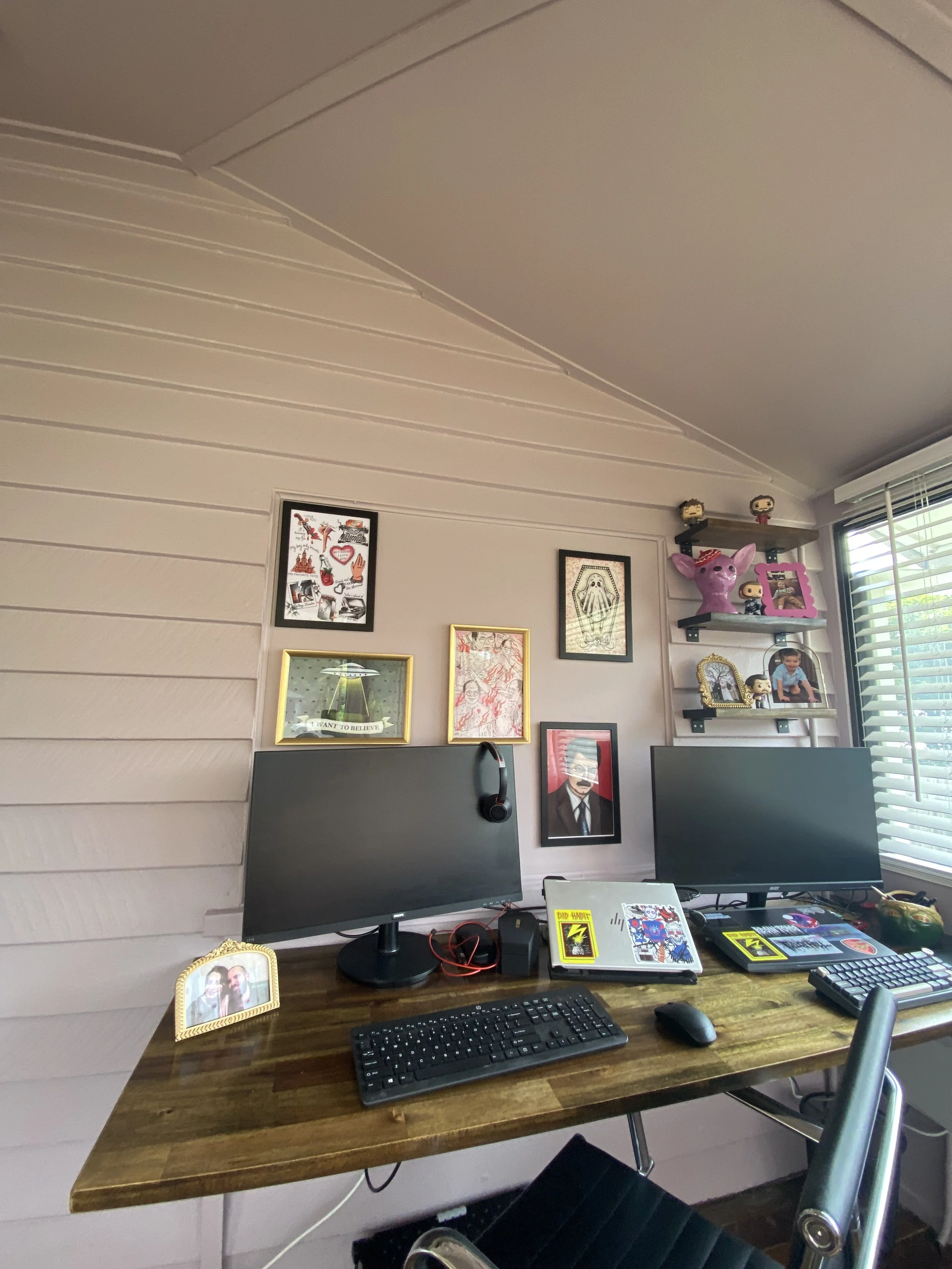 Freshly Painted Study Porters Paint's eggshell finish Altars of Colour - Painting | Colour Consulting Ipswich & Brisbane