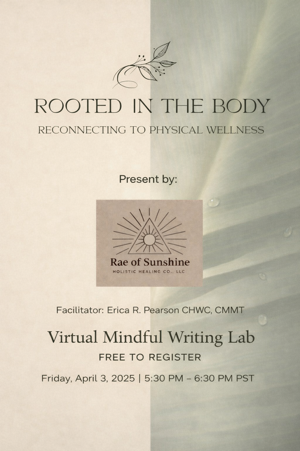 Virtual Mindful Writing Lab