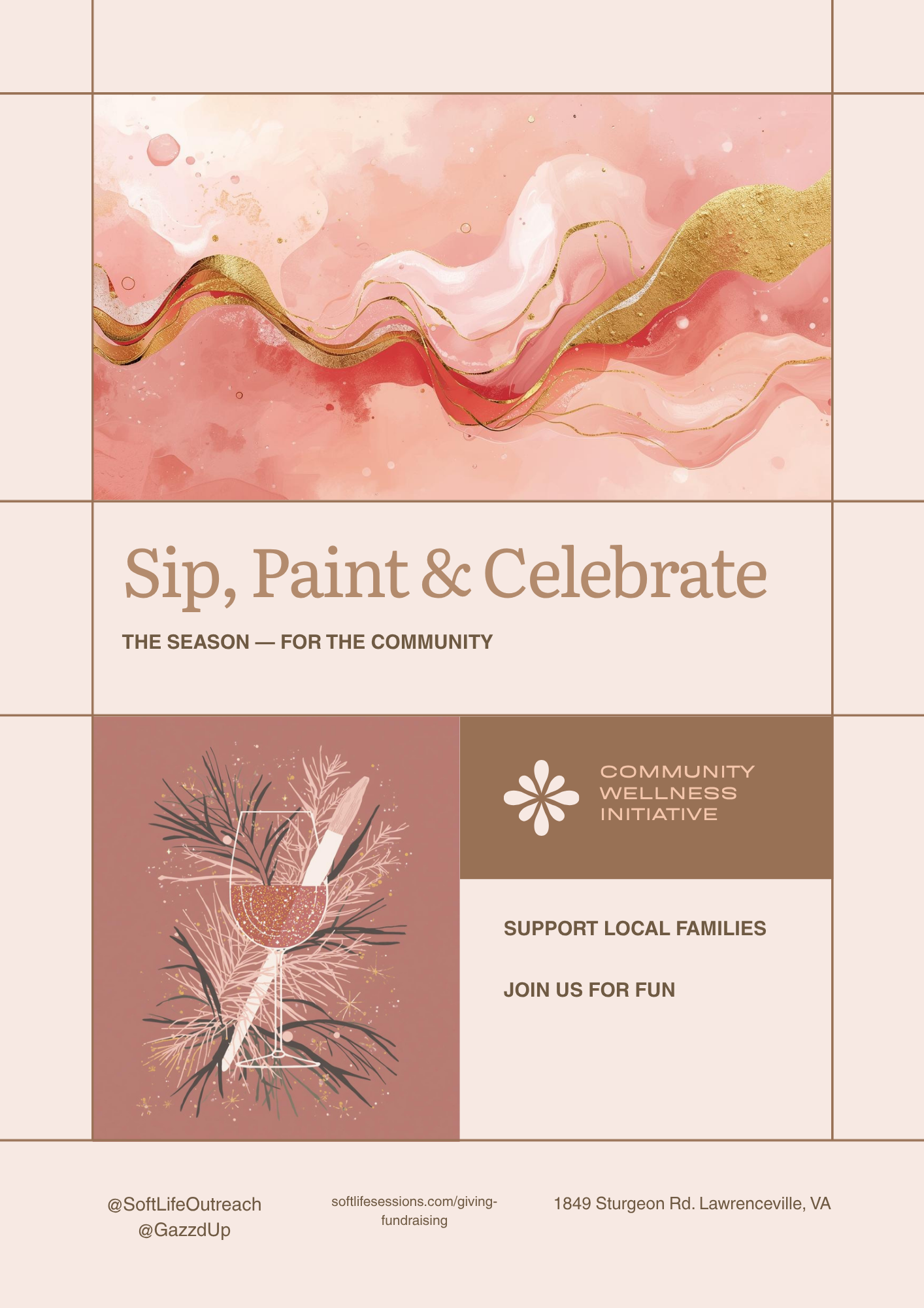 Paint &amp; Sip + Community Party