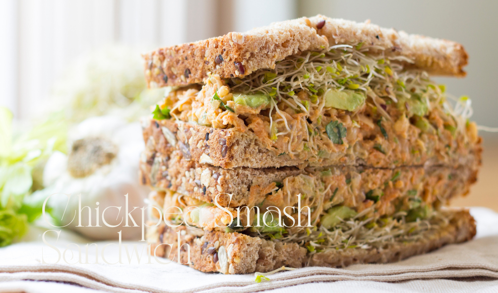 Chickpea Smash Sandwich
