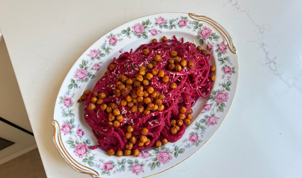 Pink Beet Spaghetti