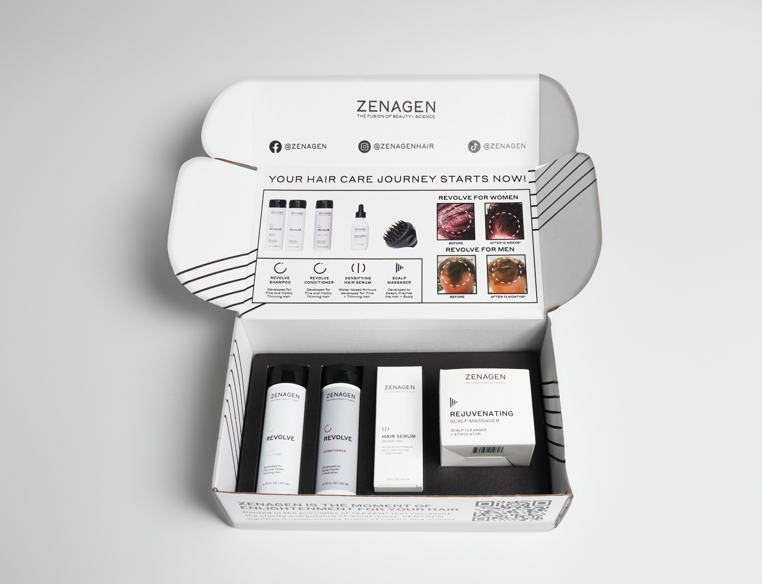 A modern wooden house with large glass windows, set against a mountainous landscape with grassy terrain and sparse trees.