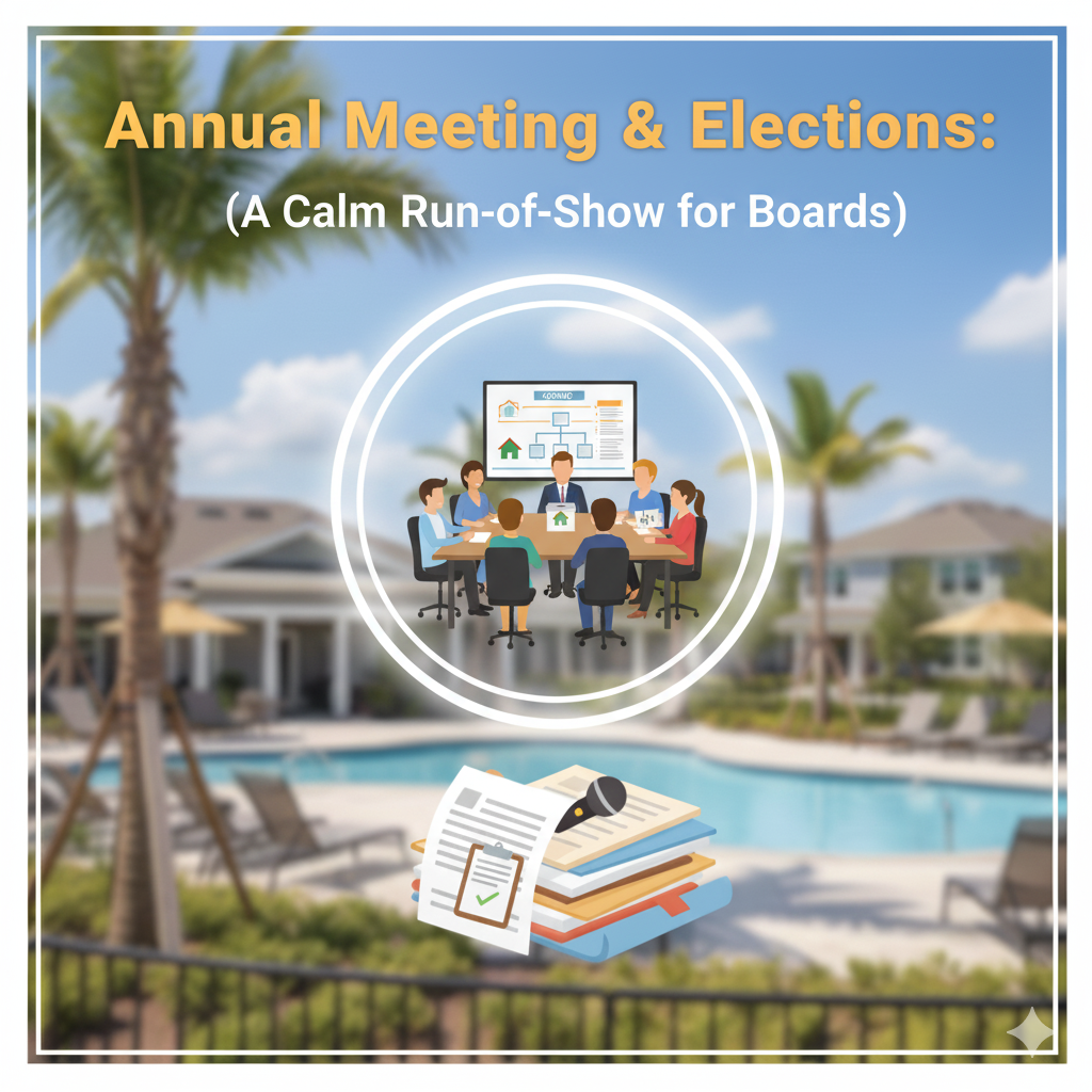 Annual Meeting &amp; Elections: A Calm Run‑of‑Show for Boards