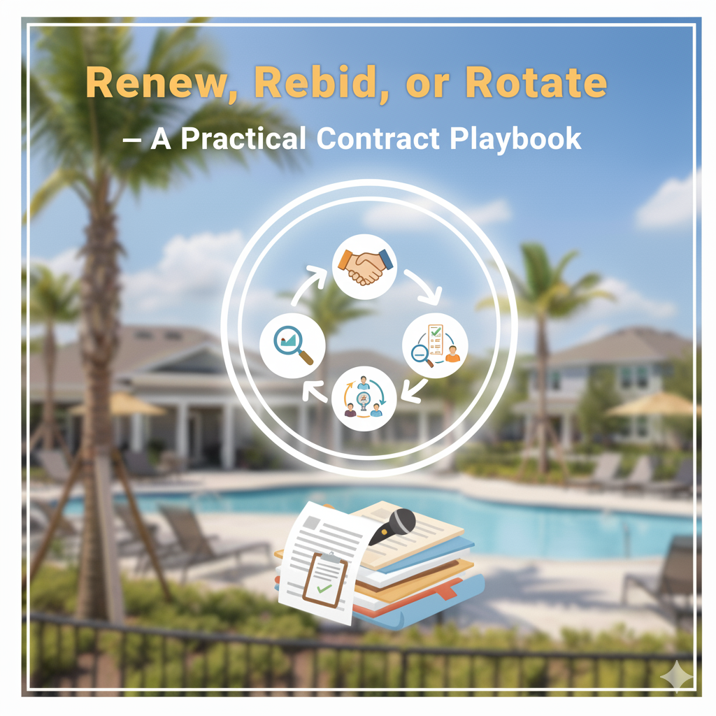 Renew, Rebid, or Rotate — A Practical Contract Playbook