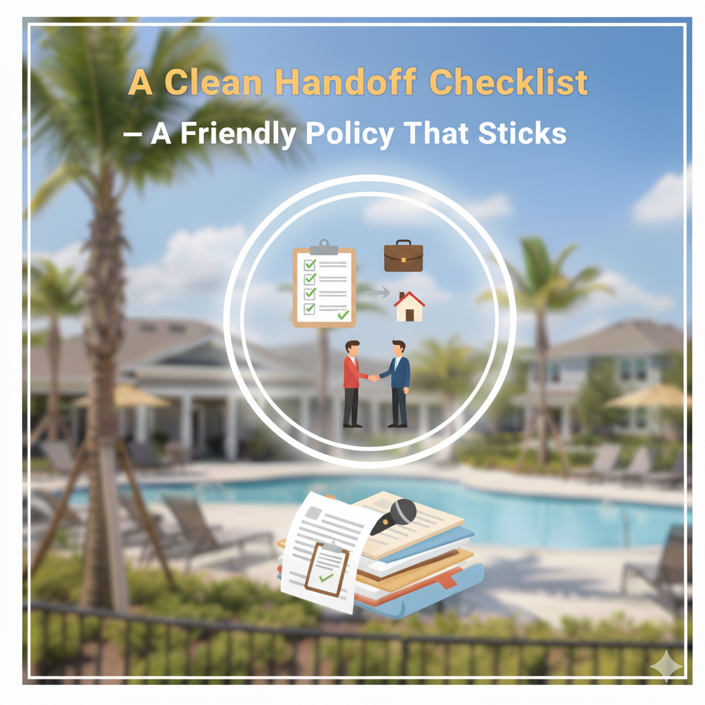 A Clean Handoff Checklist