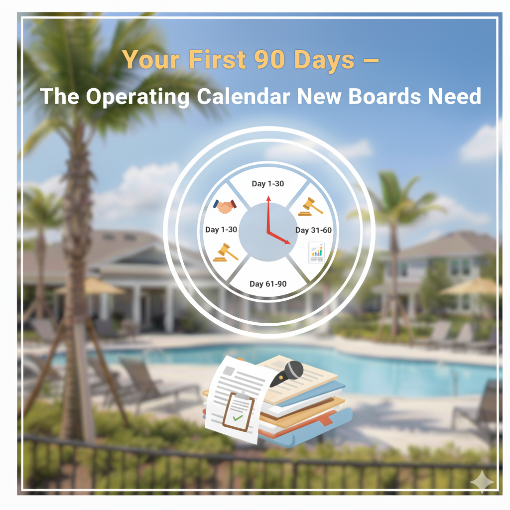 Your First 90 Days — The Operating Calendar New Boards Need