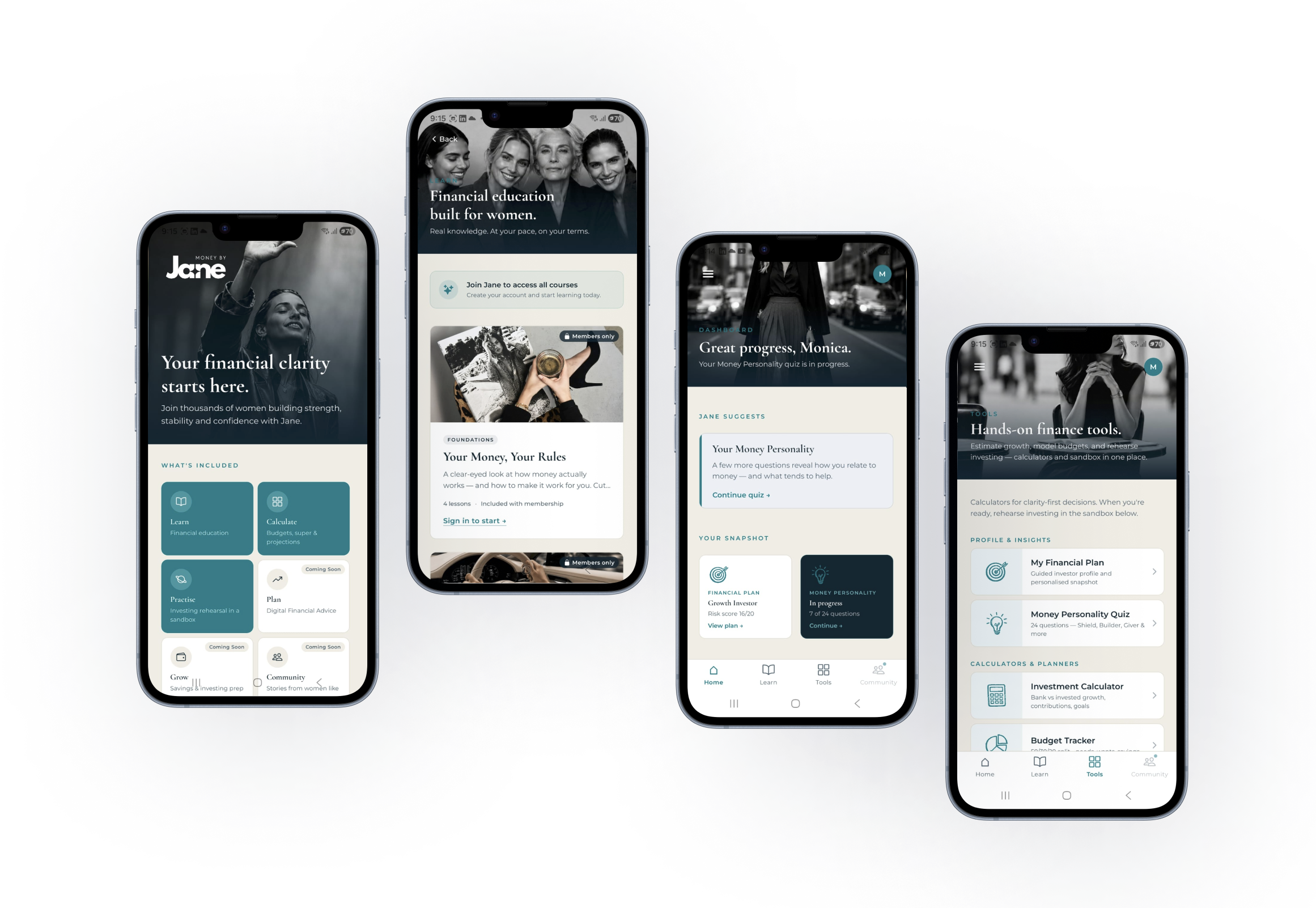 Jane financial clarity app