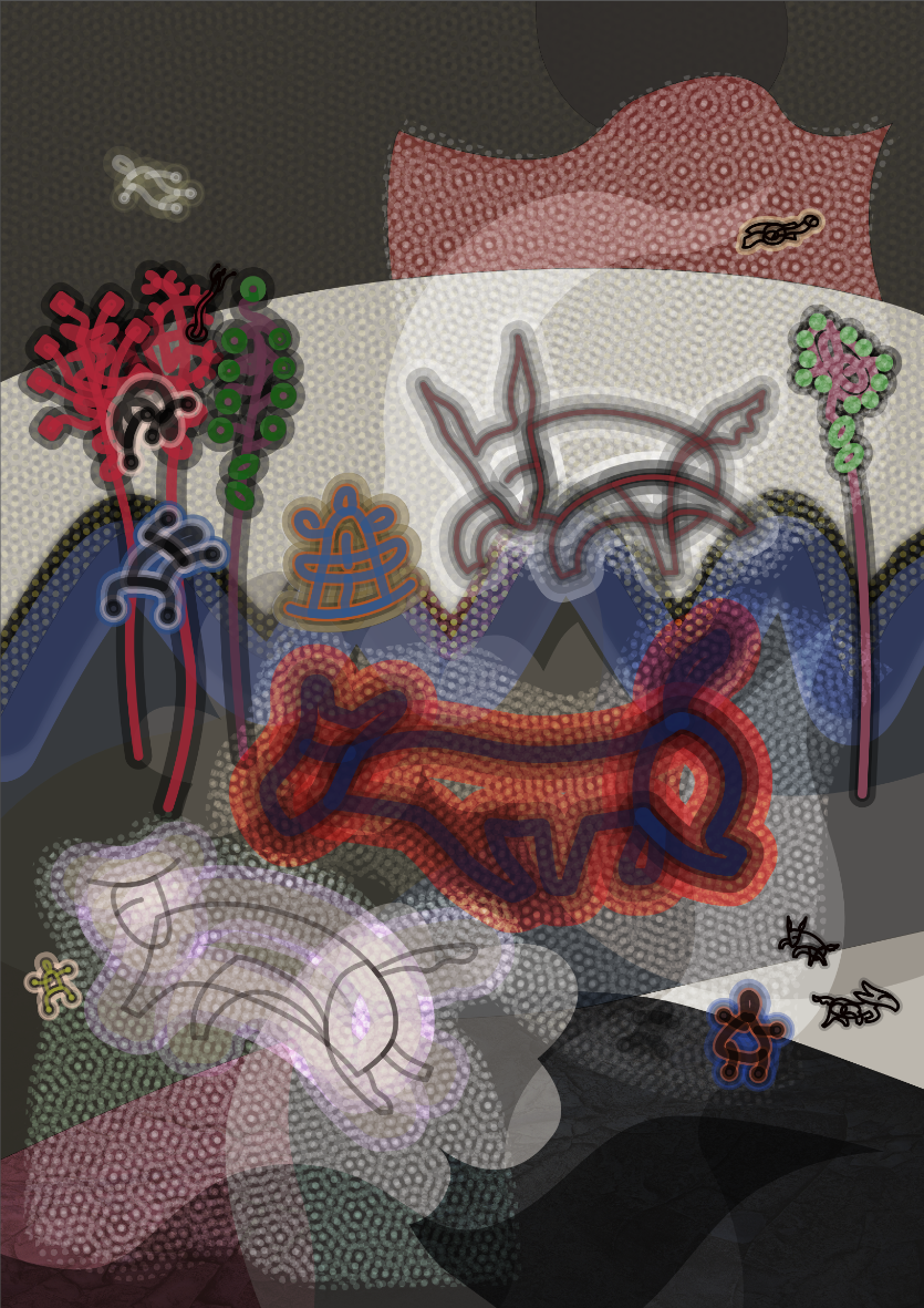 Episodio IV, Escena II : Salto en Flama [II] (2024) | Impresión Giclée | 59,40 x 42, 20 cm