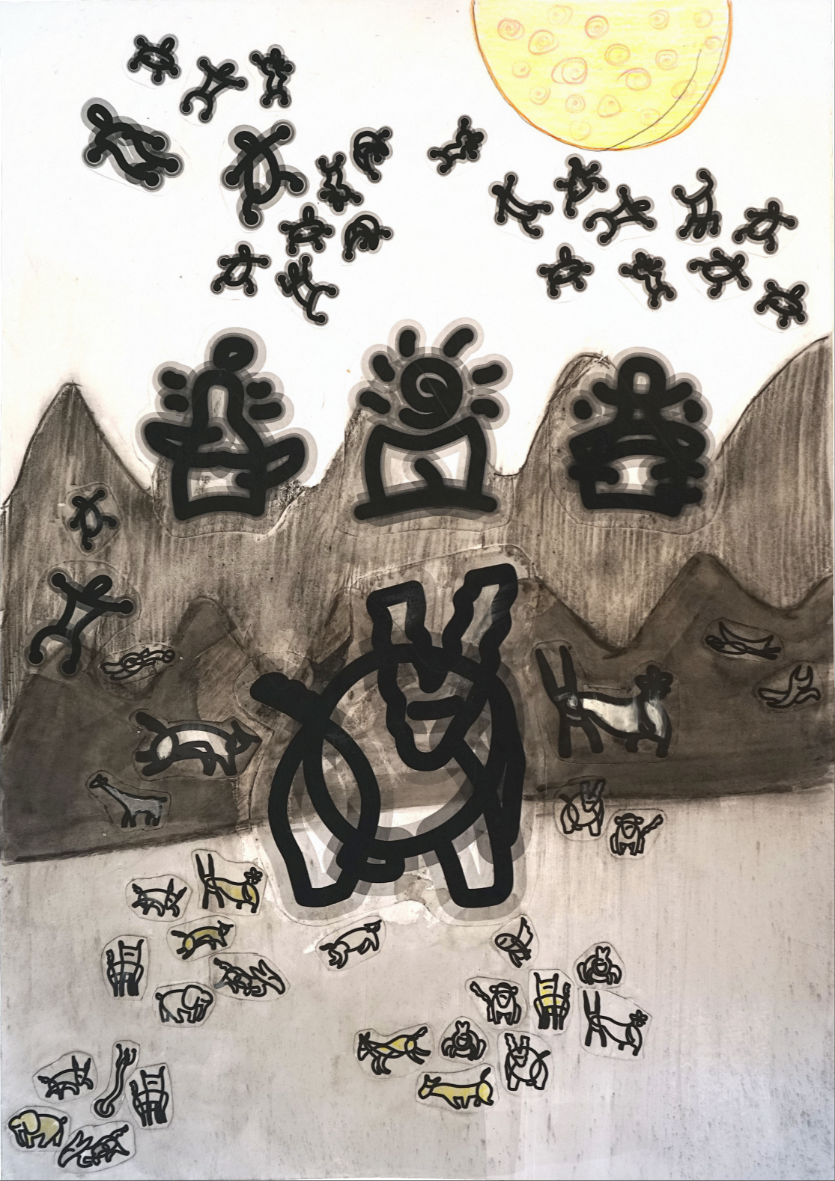 Episodio V, Escena I : El Reino, Inicio (2024) | Impresión Giclée | 59,40 x 42, 20 cm