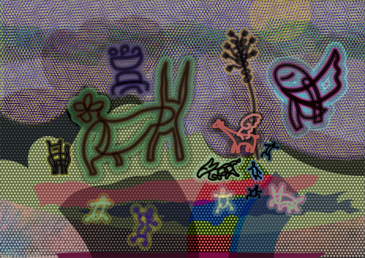 Episodio I, Escena V: Floranta's Plenitude (2024) | Impresión Giclée | 42, 20  x 59,40 cm