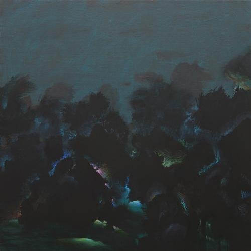 Tempesta (2017-18) | Acrílico sobre lienzo | 110 x 110 cm (sold) 